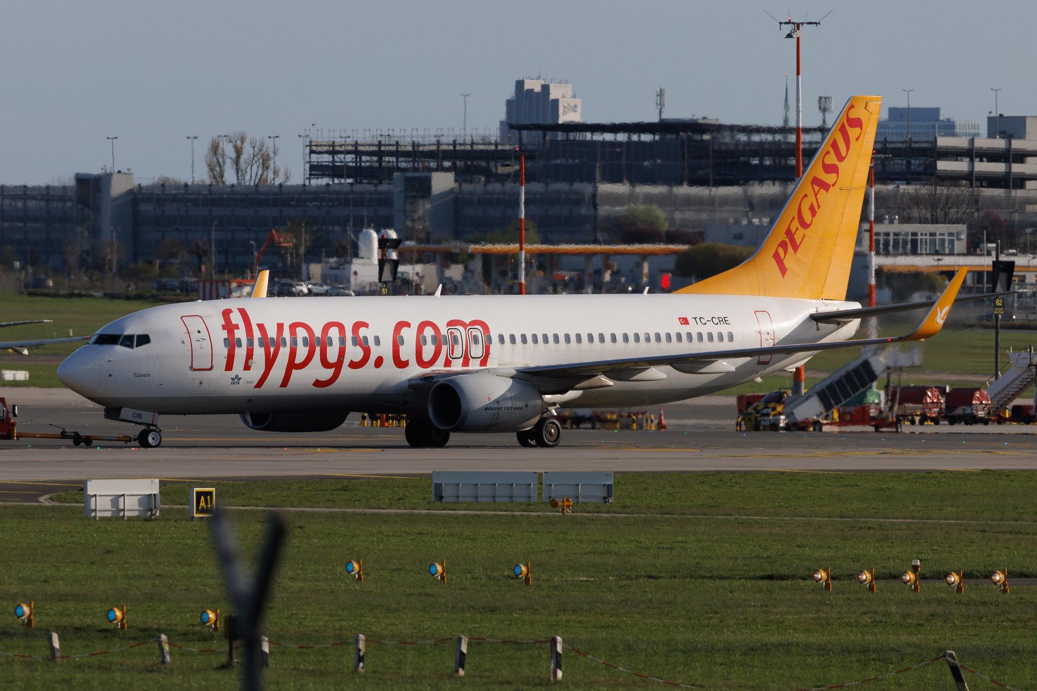 Hamburg Airport: Pegasus (PC / PGT) | Boeing 737-82R B738 | TC-CRE | MSN 63703
