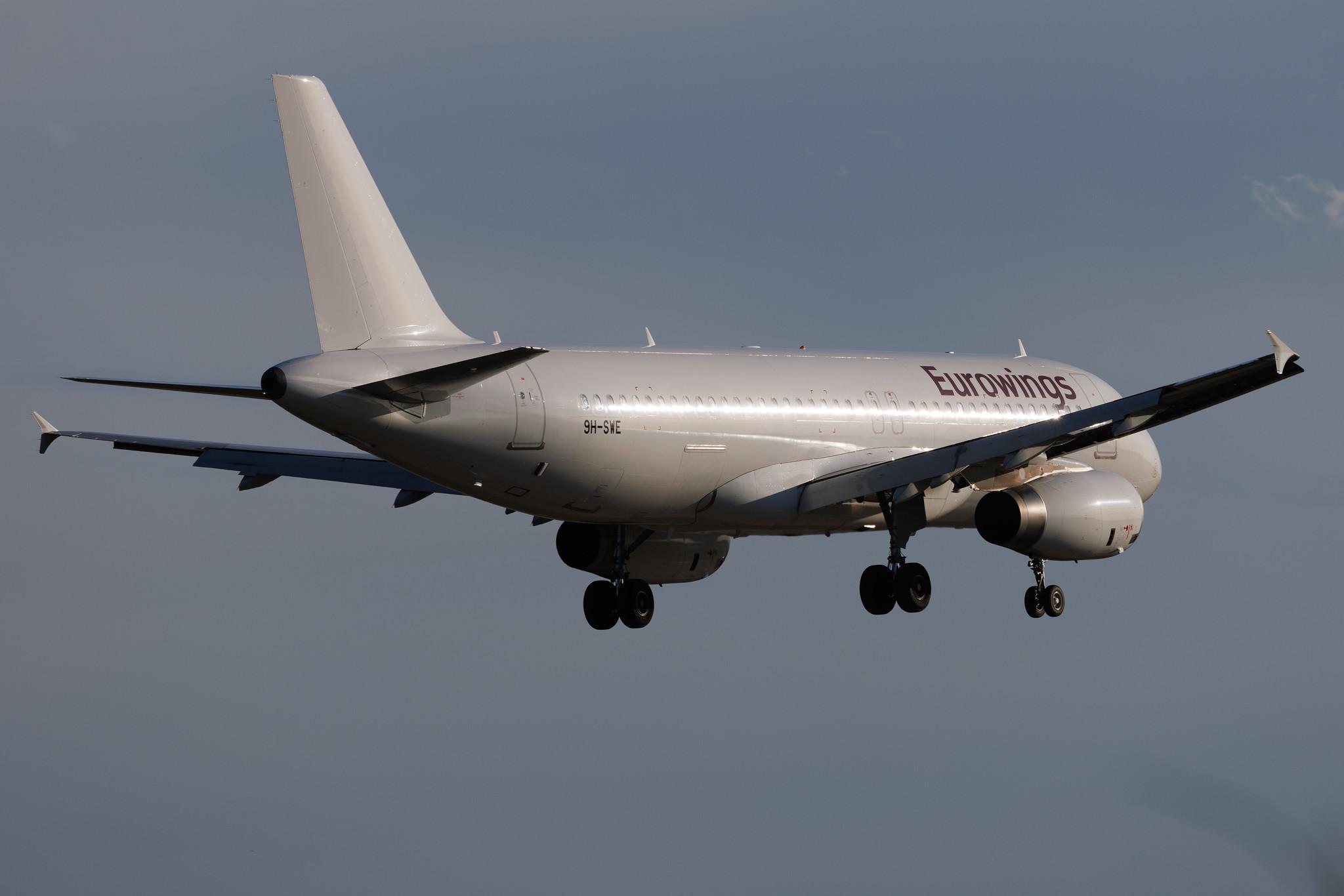 Hamburg Airport: Eurowings (EW / EWG) | Operator: Avion Express Malta | Airbus A320-232 A320 | 9H-SWE | MSN 05139