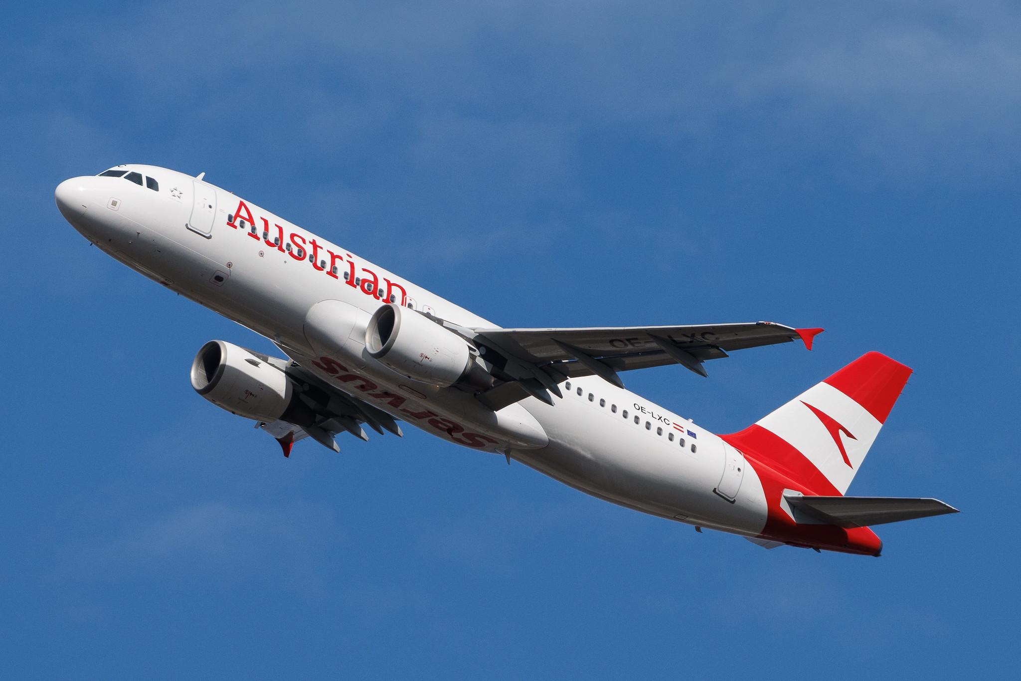 Vienna International Airport: Austrian Airlines (OS / AUA) | Airbus A320-216 A320 | OE-LXC | MSN 3502
