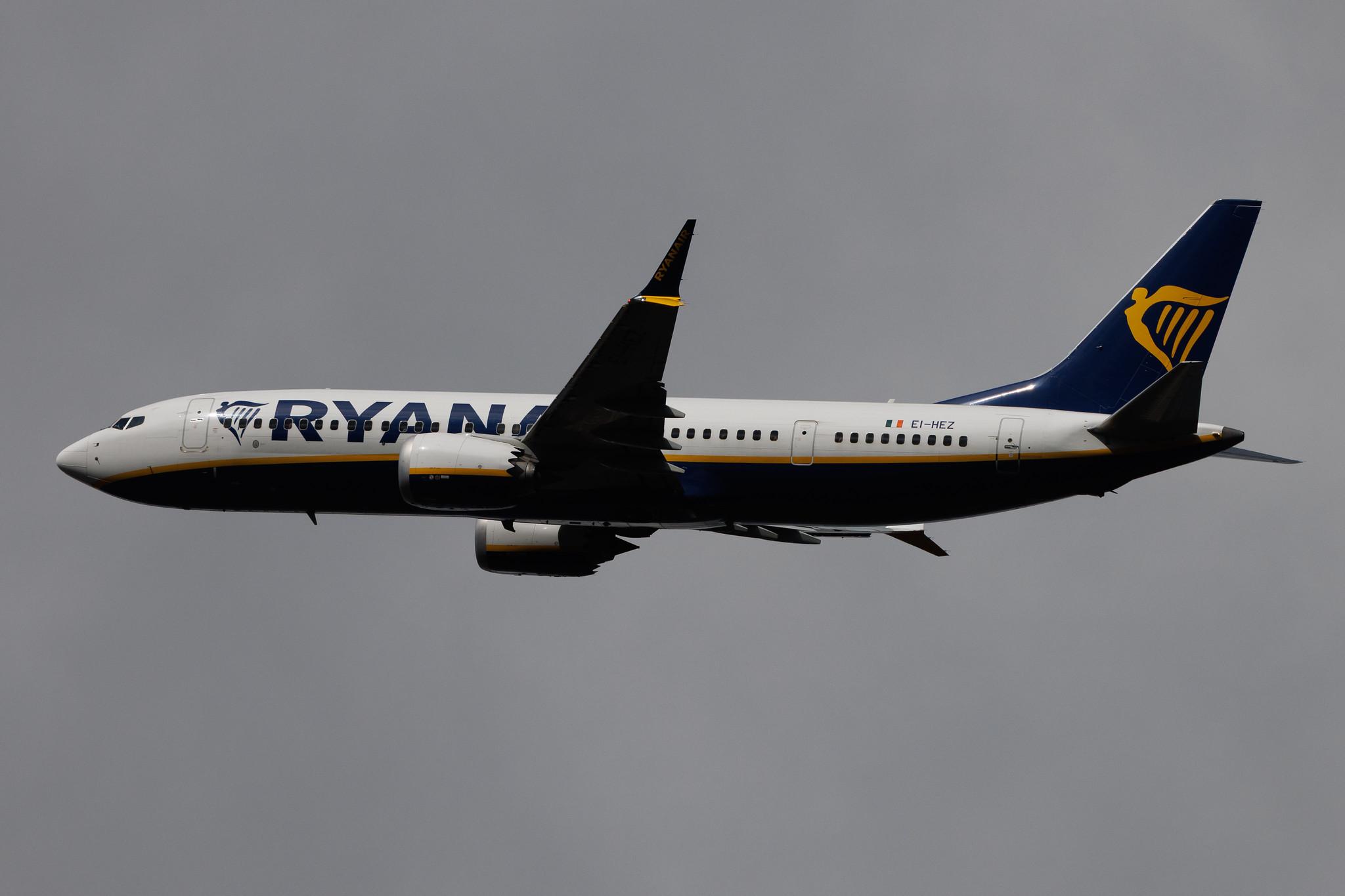 Vienna International Airport: Ryanair (FR / RYR) | Boeing 737 MAX 8-200 B38M | EI-HEZ | MSN 62312