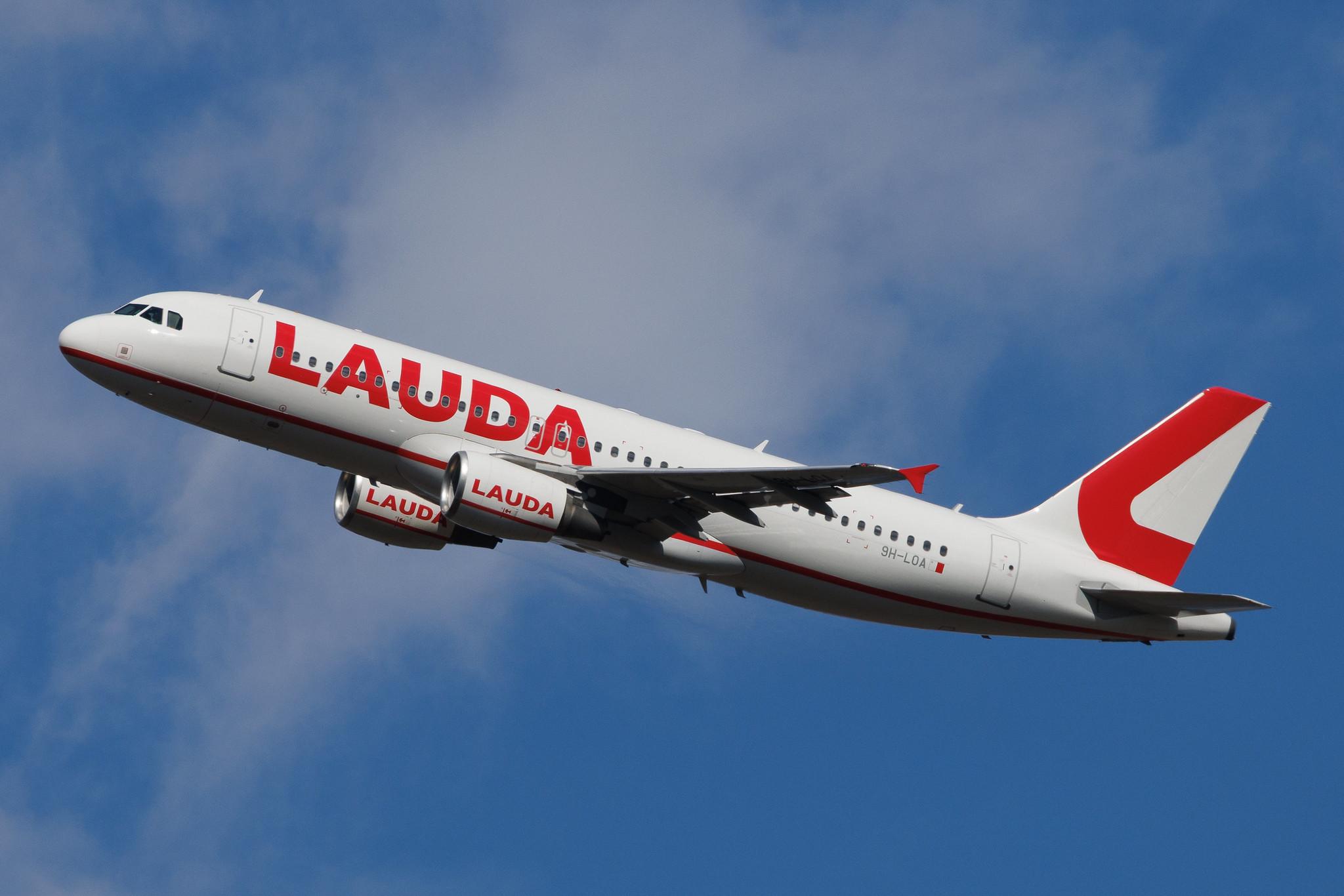 Vienna International Airport: Lauda Europe (LW / LDA) |  Airbus A320-214 A320 | 9H-LOA | MSN 03147