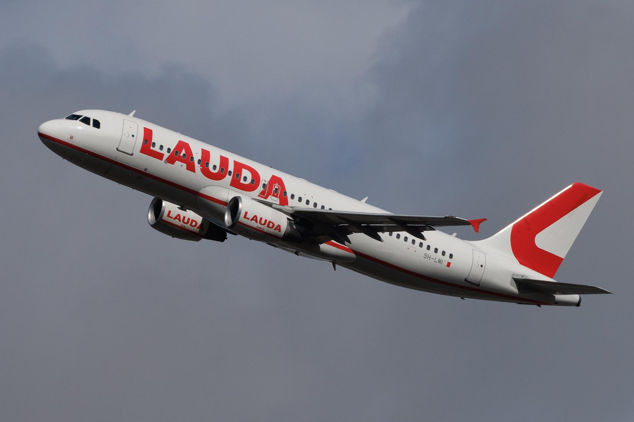 Vienna International Airport: Lauda Europe (LW / LDA) |  Airbus A320-214 A320 | 9H-LMI | MSN 05081