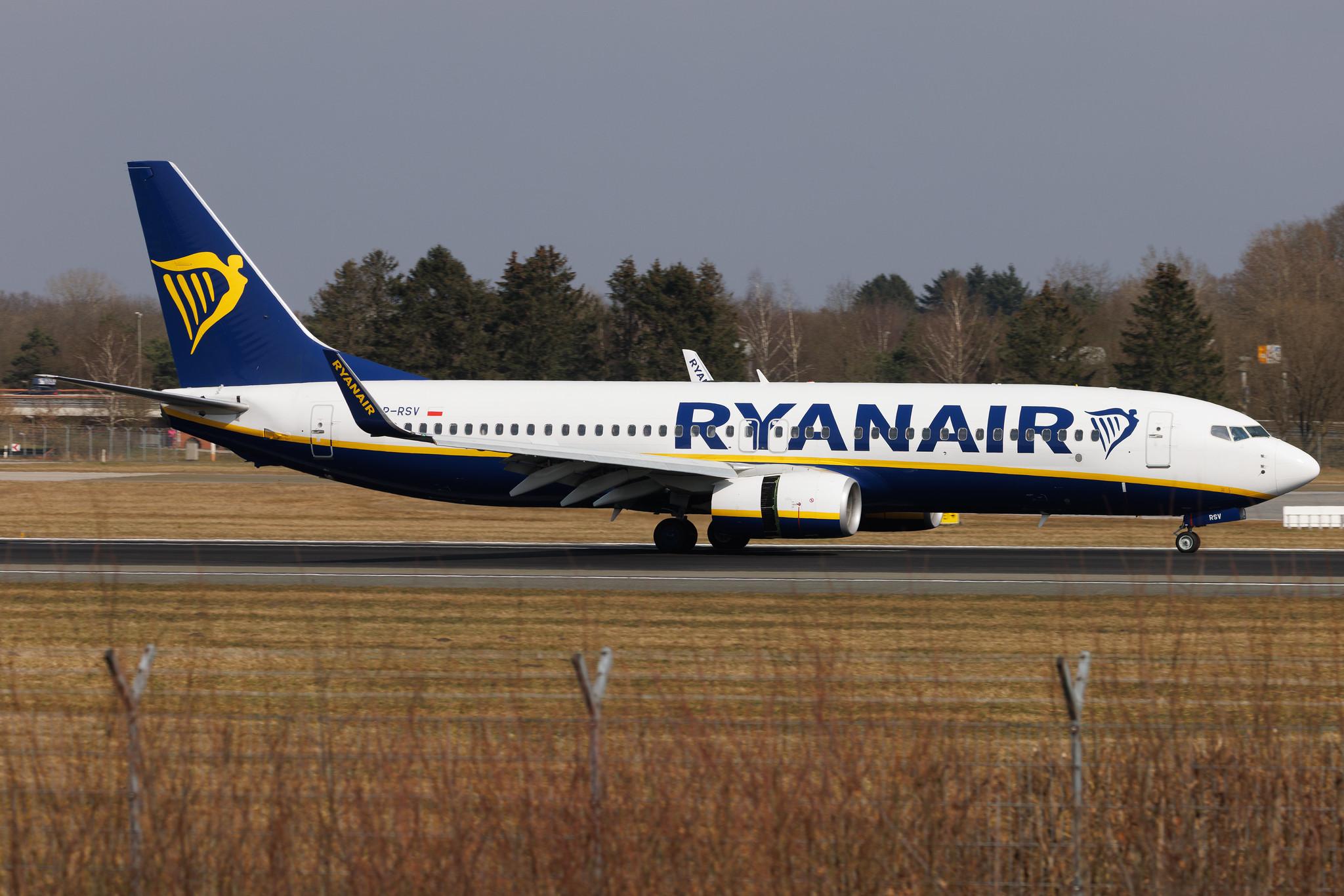 Hamburg Airport: Ryanair (FR / RYR) | Operator: Buzz | Boeing 737-8AS B738 | SP-RSV | MSN 44777