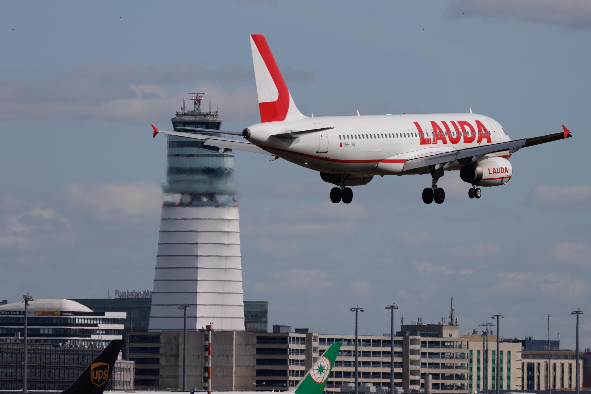 Vienna International Airport: Lauda Europe (LW / LDA) | Airbus A320-232 A320 | 9H-LMG | MSN 04603