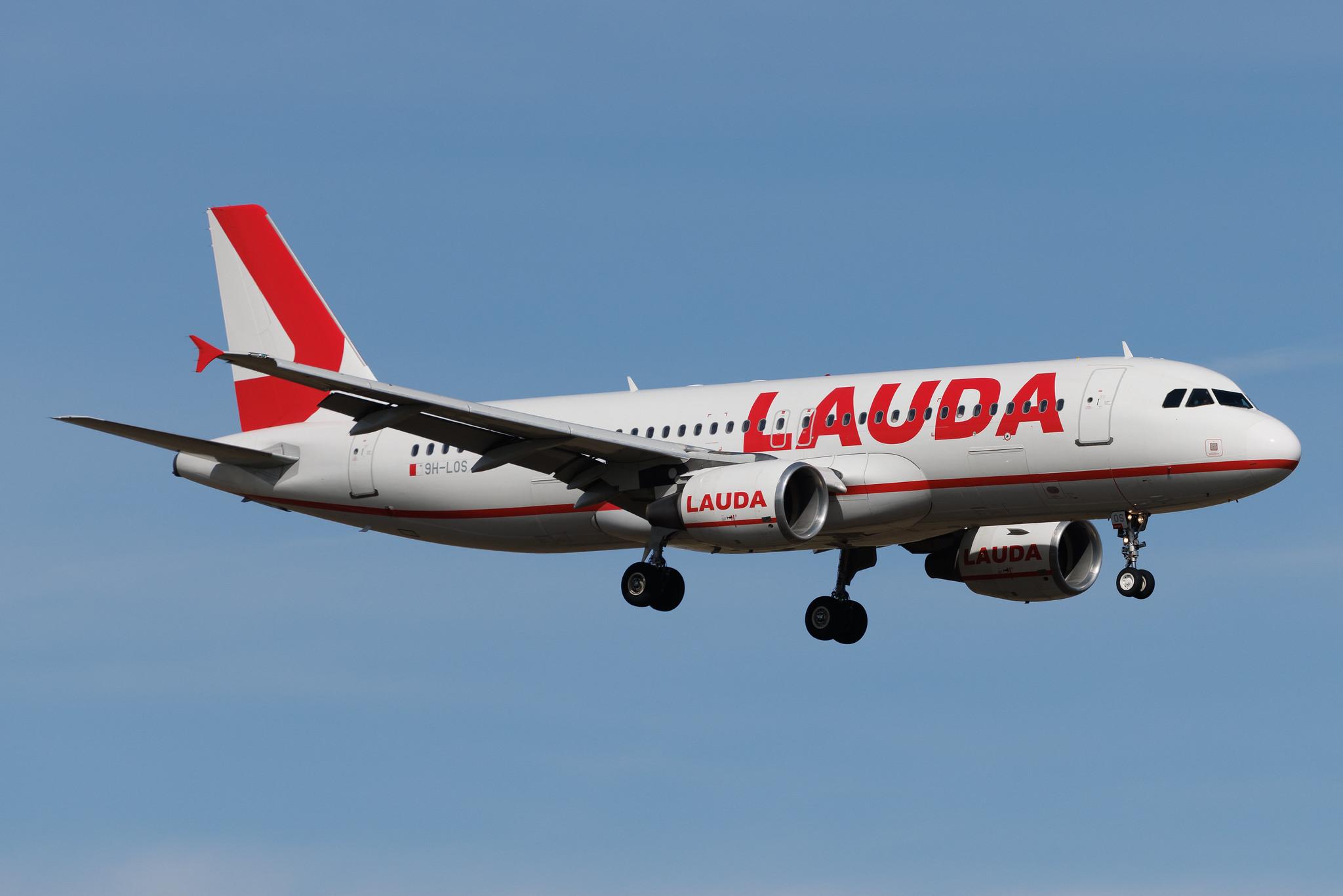 Vienna International Airport: Lauda Europe (LW / LDA) | Airbus A320-214 A320 | 9H-LOS | MSN 03153