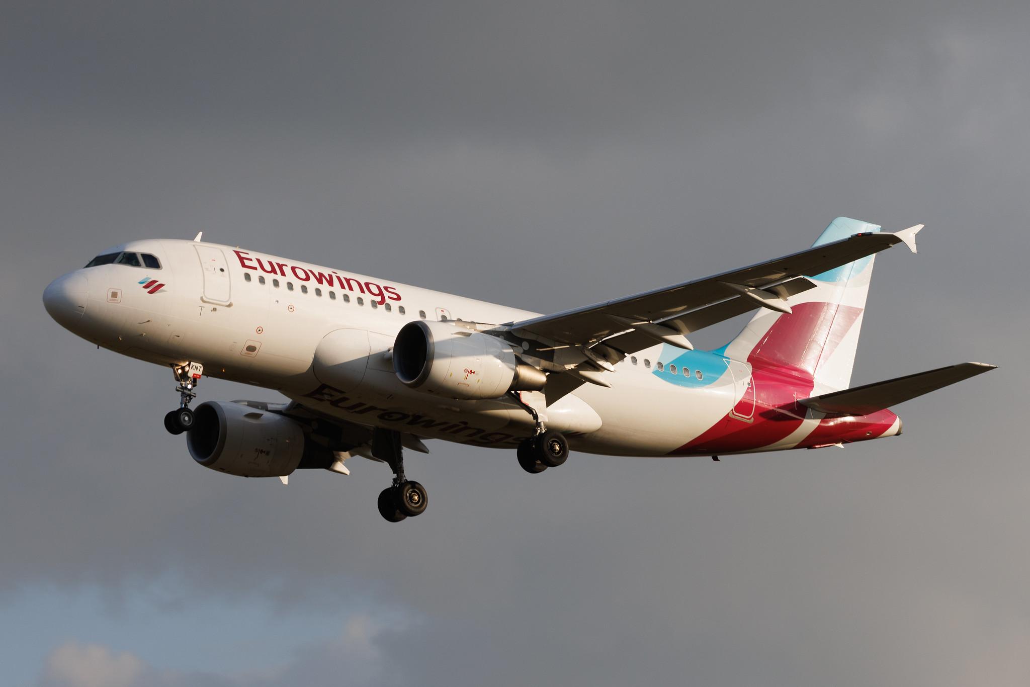 Hamburg Airport: Eurowings (EW / EWG) | Airbus A319-112 A319 | D-AKNT | MSN 2607