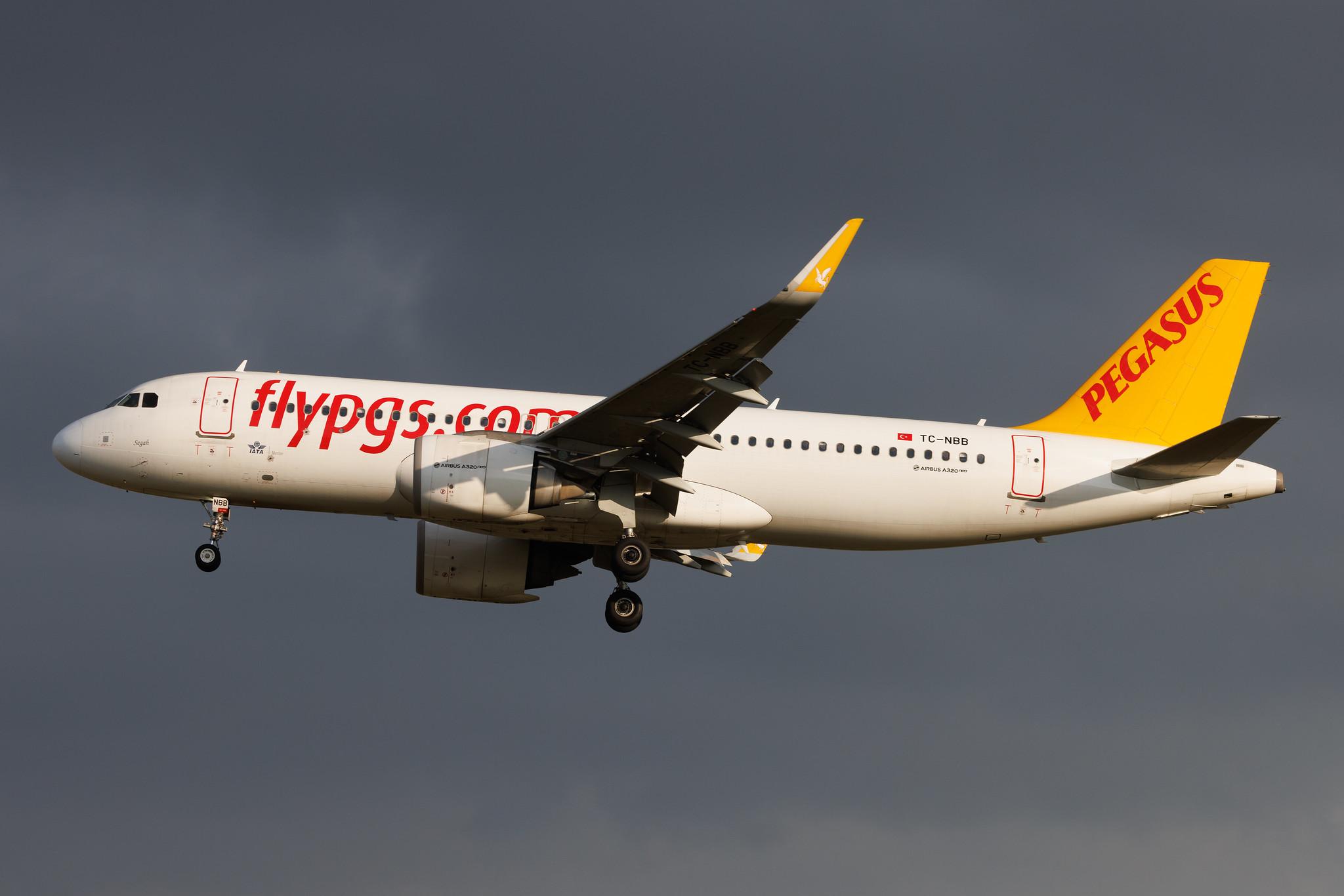 Hamburg Airport: Pegasus (PC / PGT) | Operator: Pegasus Airlines | Airbus A320-251N A20N | TC-NBB | MSN 07147