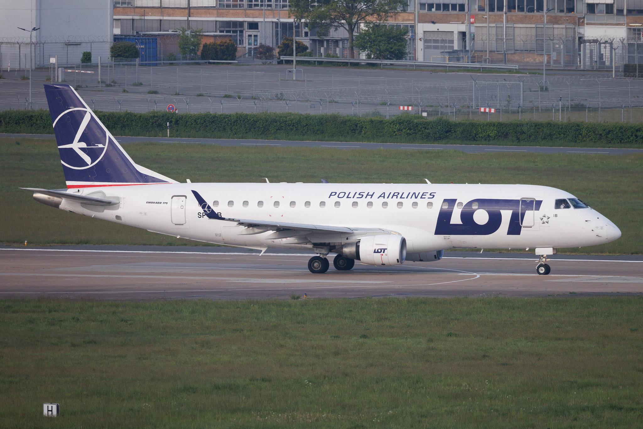 Hamburg Airport: LOT (LO / LOT) | Embraer E175STD E75S | SP-LIB | MSN 17000132
