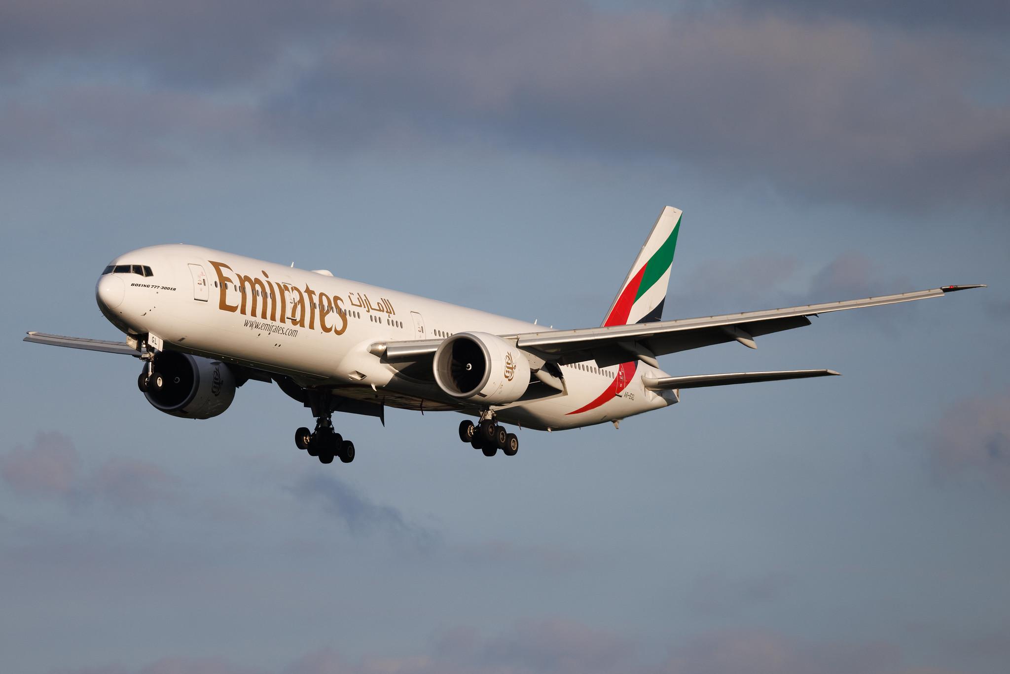 Hamburg Airport: Emirates (EK / UAE) | Boeing 777-31H(ER) B77W | A6-EGL | MSN 41072
