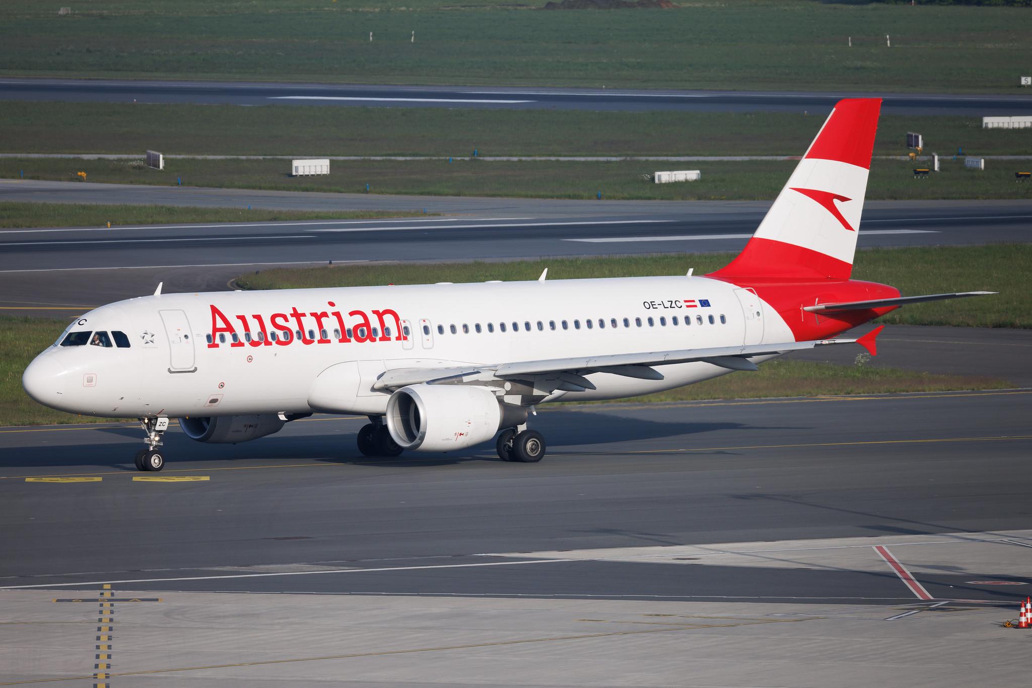 Hamburg Airport: Austrian Airlines (OS / AUA) | Airbus A320-214 A320 | OE-LZC | MSN 5278