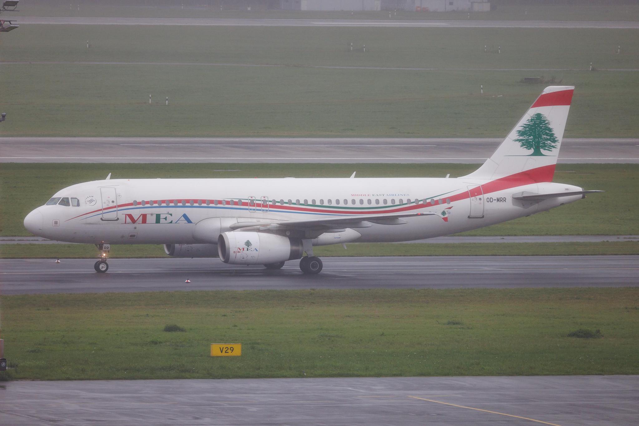 Düsseldorf Airport: MEA (ME / MEA) | Airbus A320-232 A320 | OD-MRR | MSN 3837