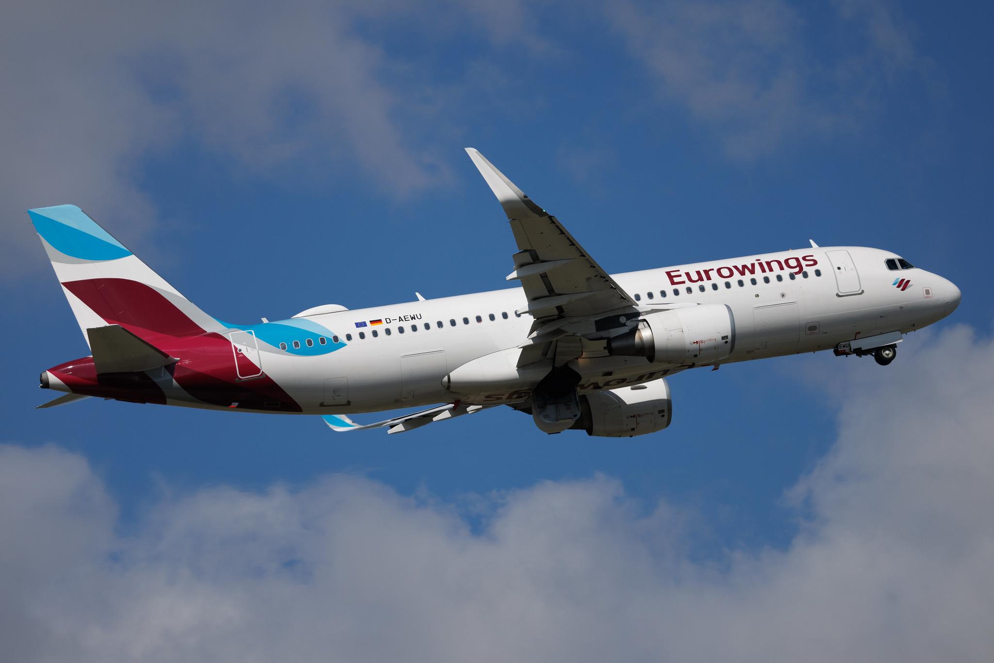 Düsseldorf Airport: Eurowings (EW / EWG) | Airbus A320-214 A320 | D-AEWU | MSN 7513