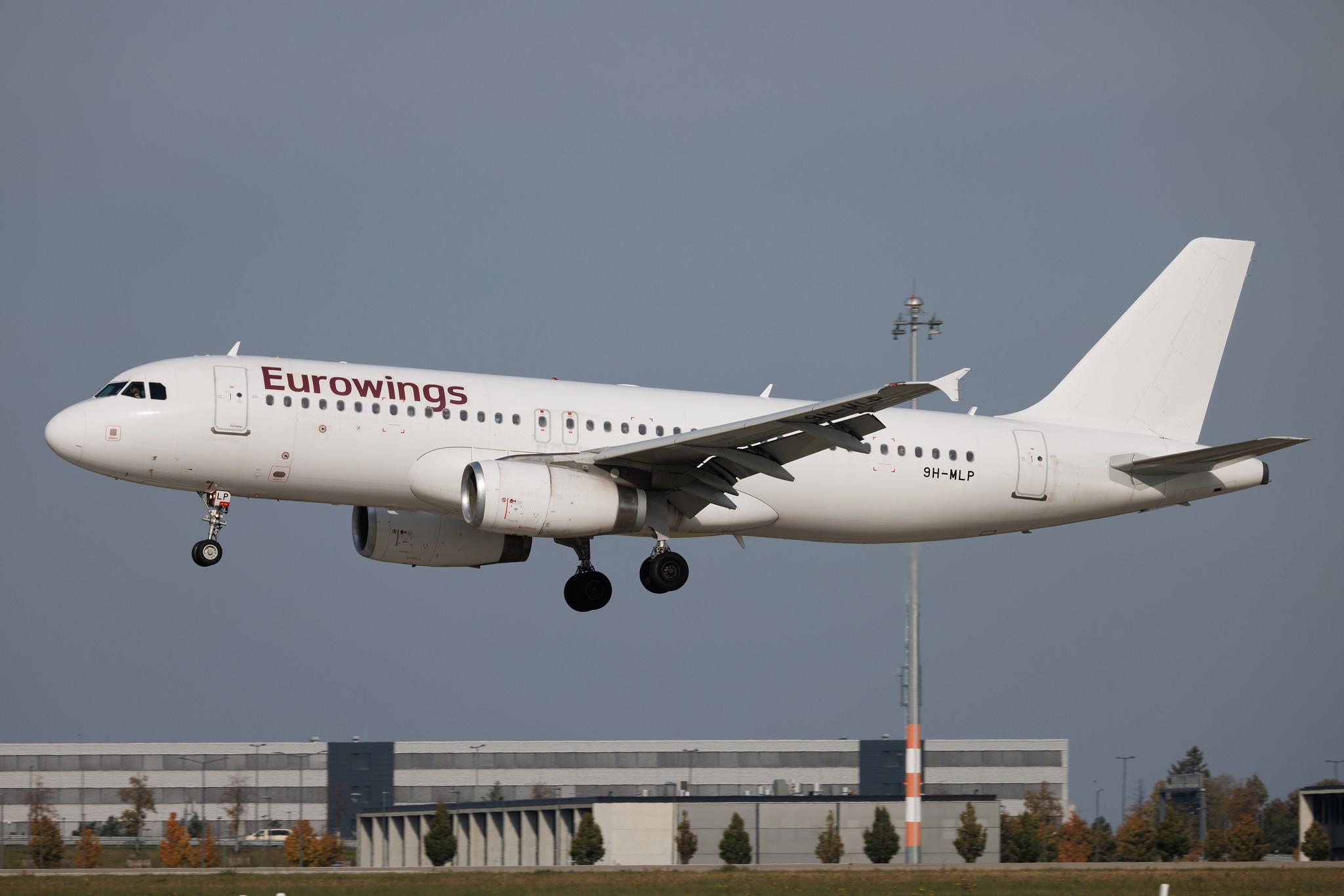 Flughafen Berlin Brandenburg: Eurowings (EW / EWG) | Operator: Avion Express Malta | Airbus A320-232 A320 | 9H-MLP | MSN 04109