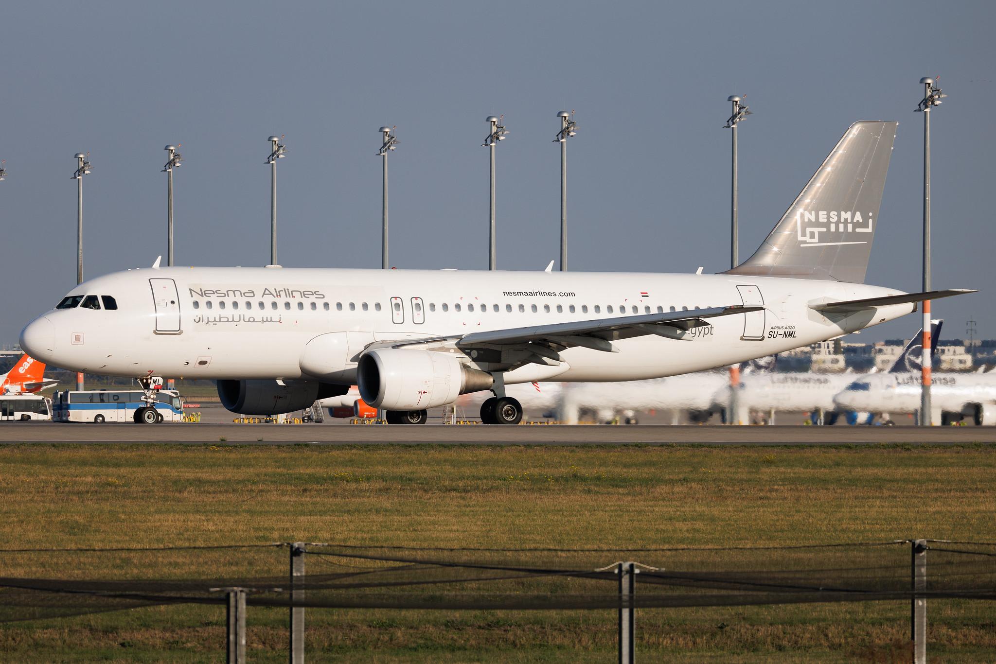 Flughafen Berlin Brandenburg: Nesma Airlines (NE / NMA) | Airbus A320-214 A320 | SU-NML | MSN 05175