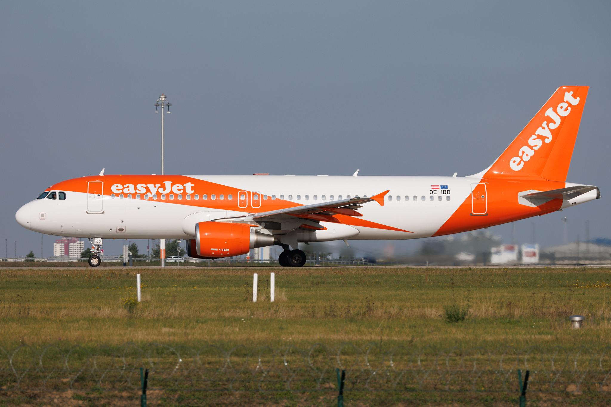 Flughafen Berlin Brandenburg: easyJet (U2 / EZY) | Operator: easyJet Europe | Airbus A320-214 A320 | OE-IDD | MSN 06335