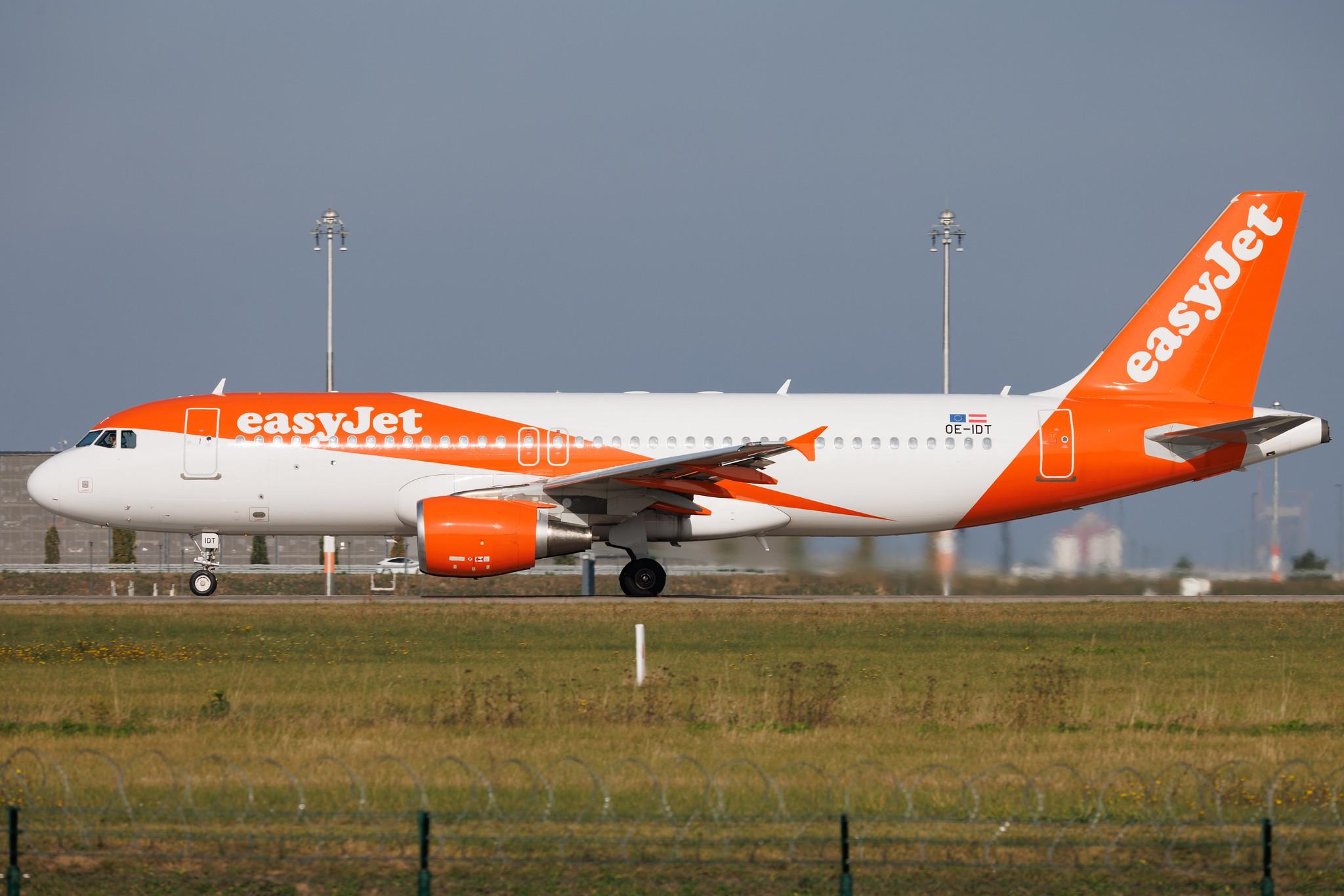 Flughafen Berlin Brandenburg: easyJet (U2 / EZY) | Operator: easyJet Europe | Airbus A320-214 A320 | OE-IDD | MSN 06335