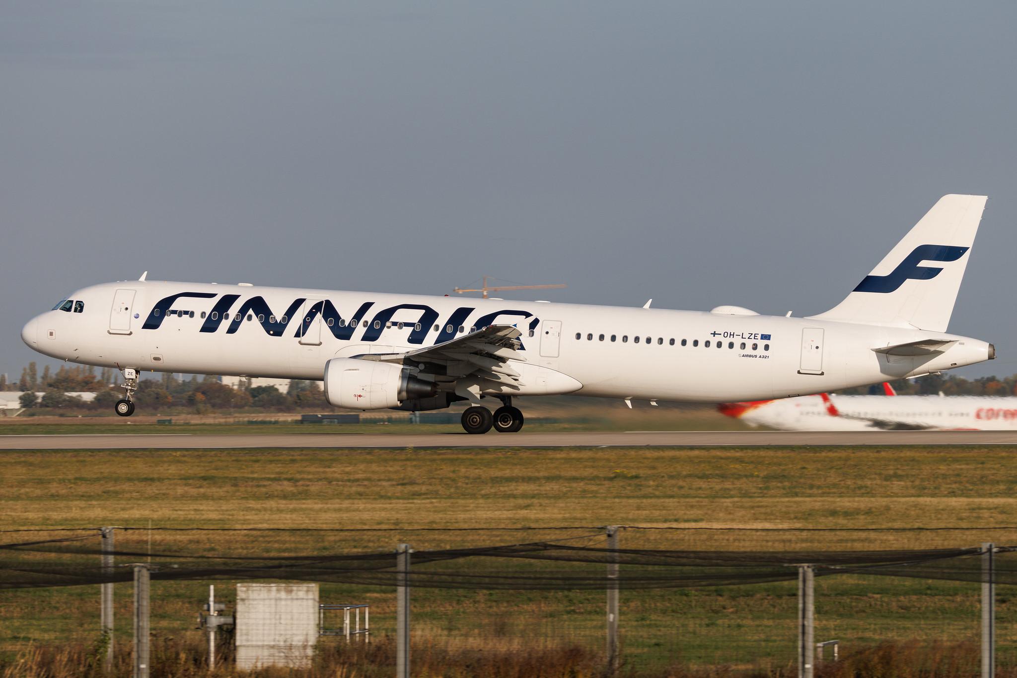 Flughafen Berlin Brandenburg: Finnair (AY / FIN) | Airbus A321-211 A321 | OH-LZE | MSN 01978