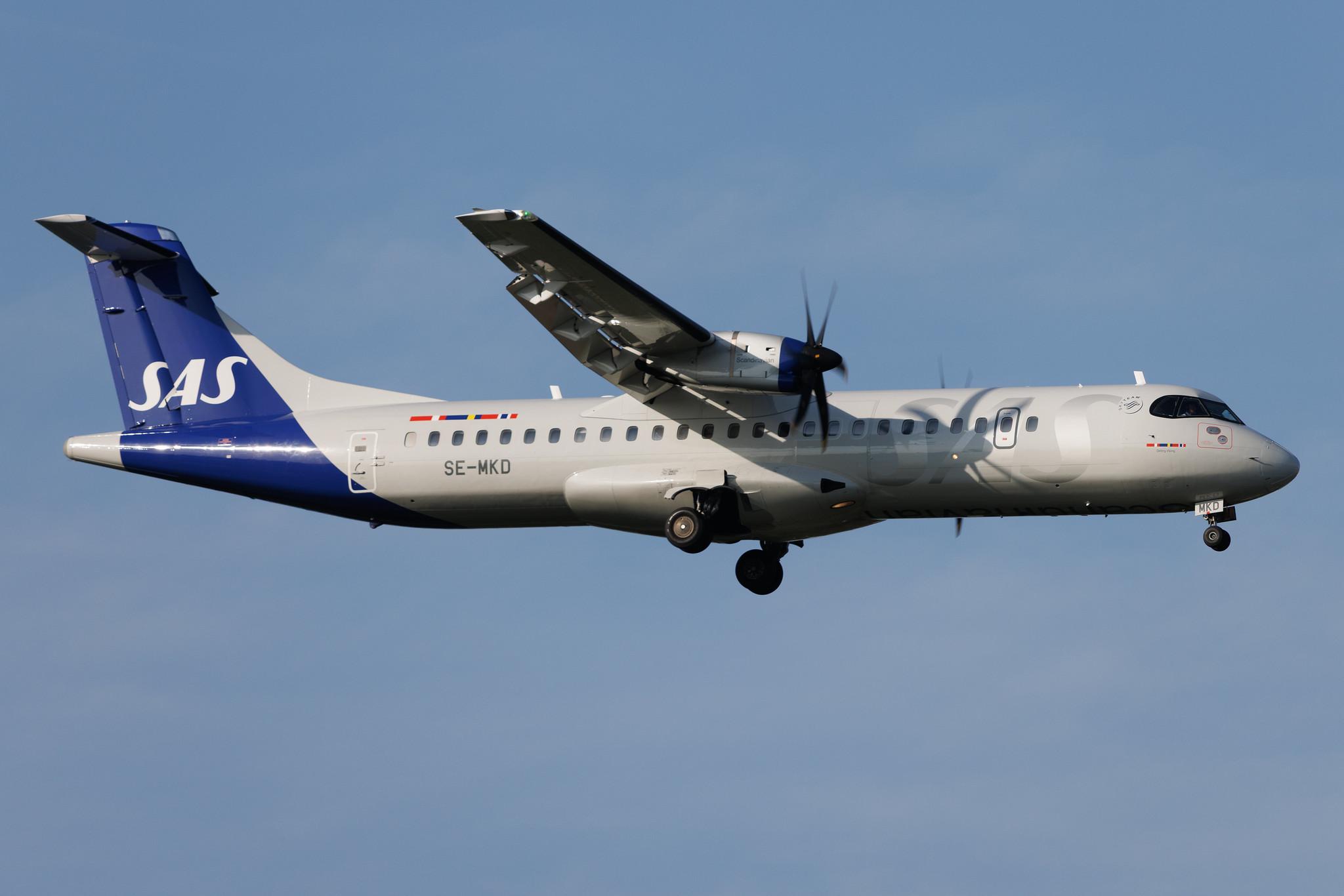 Hamburg Airport: SAS (SK / SAS) | Operator: BRA | ATR 72-600 AT76 | SE-MKD | MSN 1331