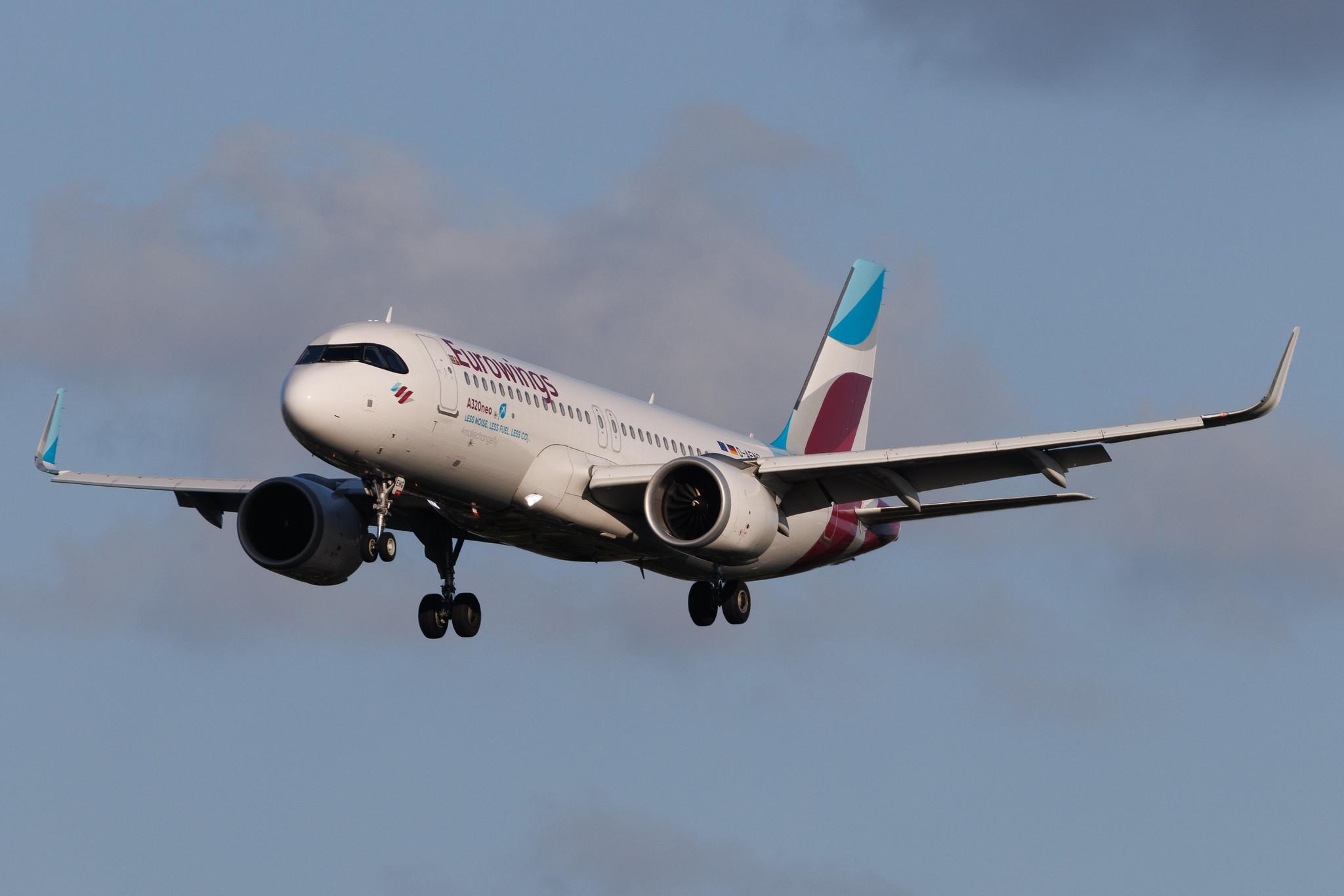 Hamburg Airport: Eurowings (EW / EWG) | Airbus A320-251N A20N | D-AENG | MSN 10970