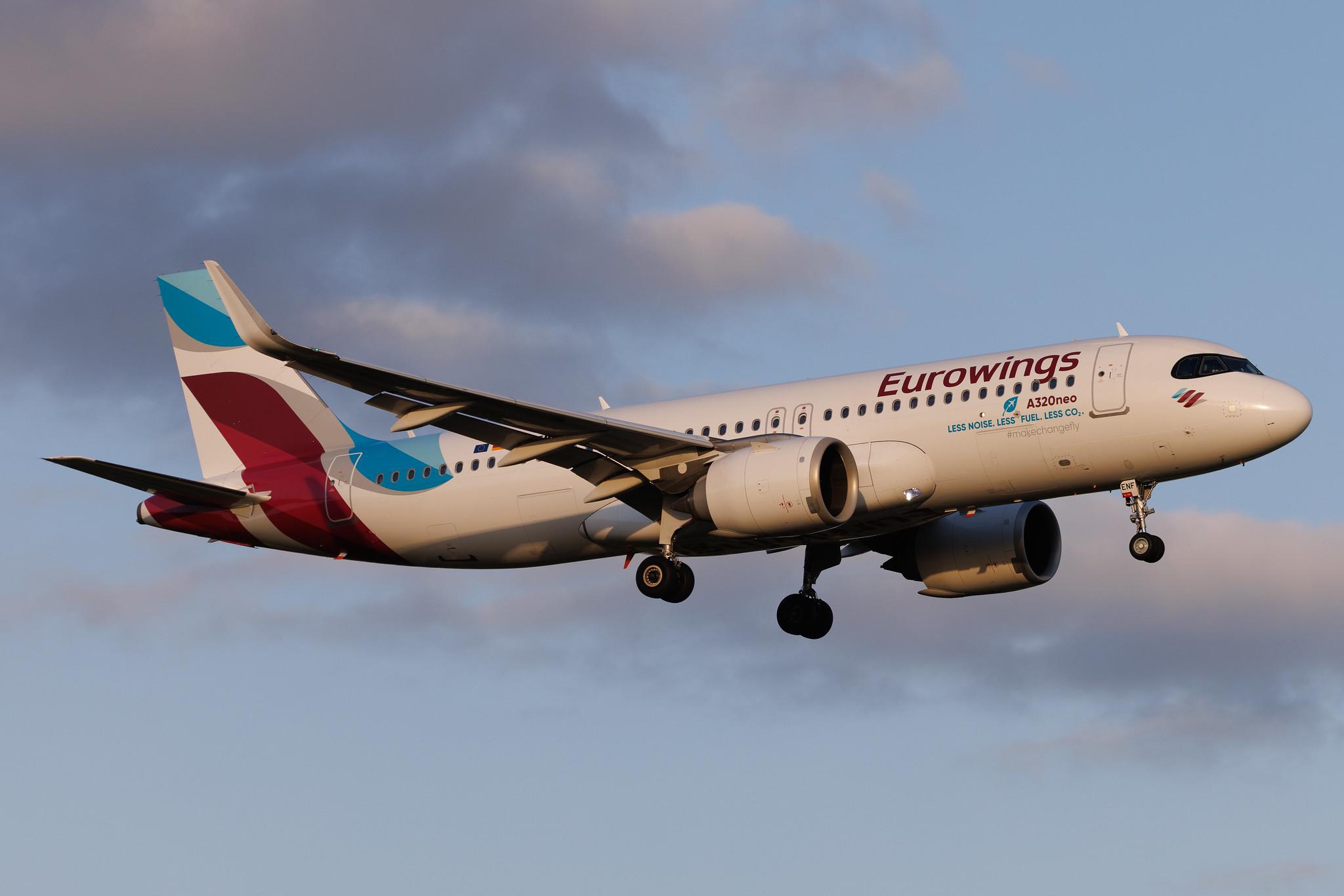 Hamburg Airport: Eurowings (EW / EWG) | Airbus A320-251N A20N | D-AENF | MSN 10674