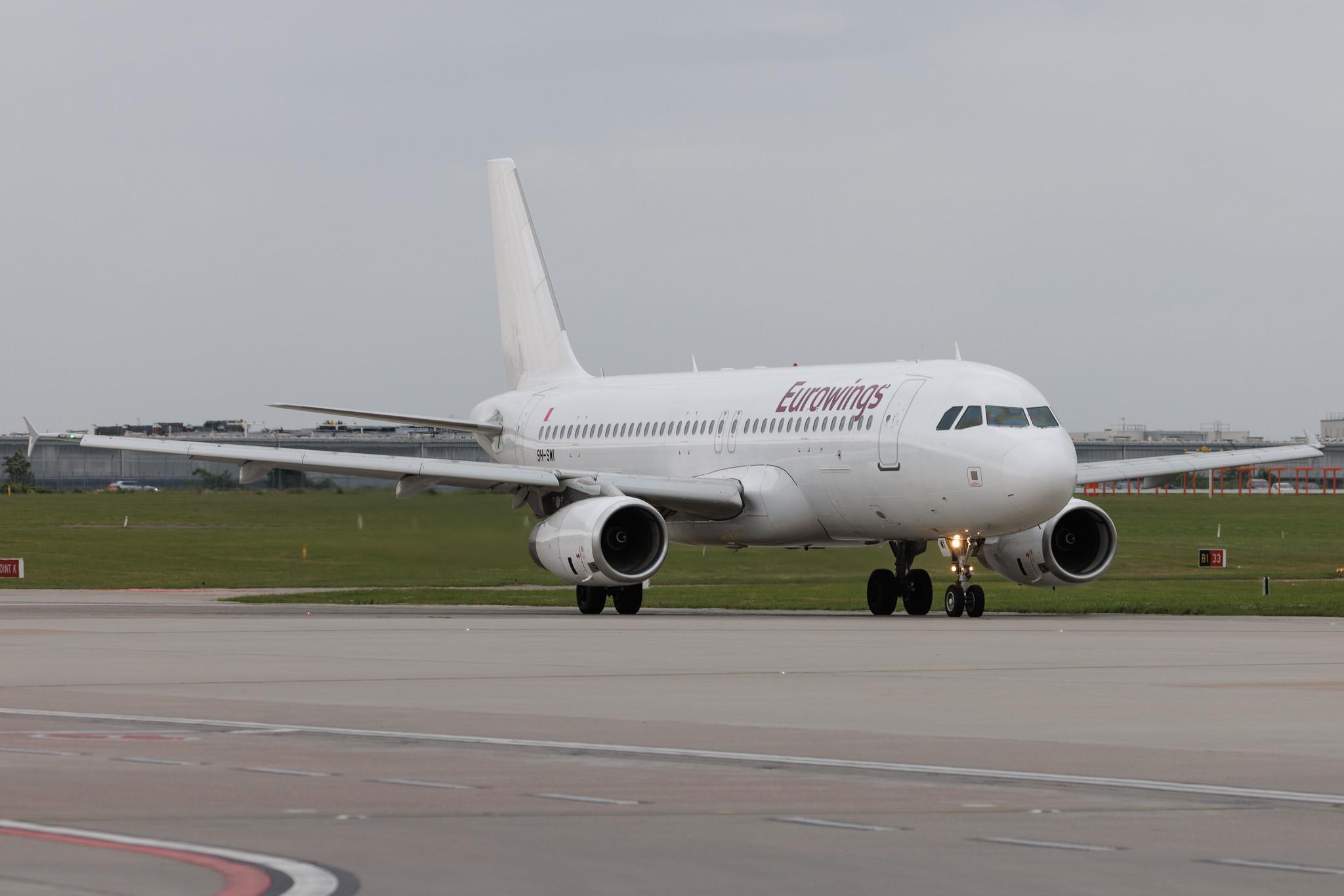 Hamburg Airport: Eurowings (EW / EWG) | Operator: Avion Express Malta | Airbus A320-232 A320 | 9H-SWI | MSN 03141