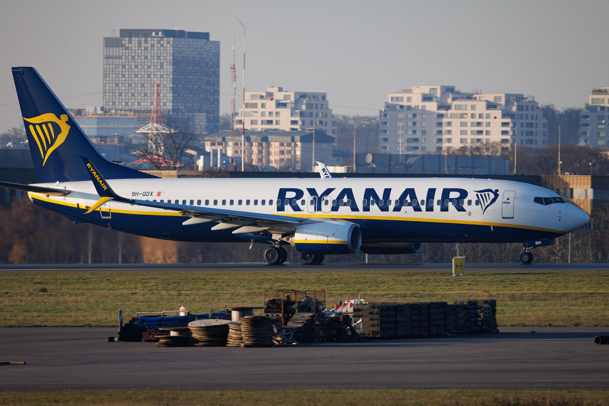 Luxembourg Findel Airport: Ryanair (FR / RYR) | Operator: Malta Air | Boeing 737-8AS B738 | 9H-QDX | MSN 44773