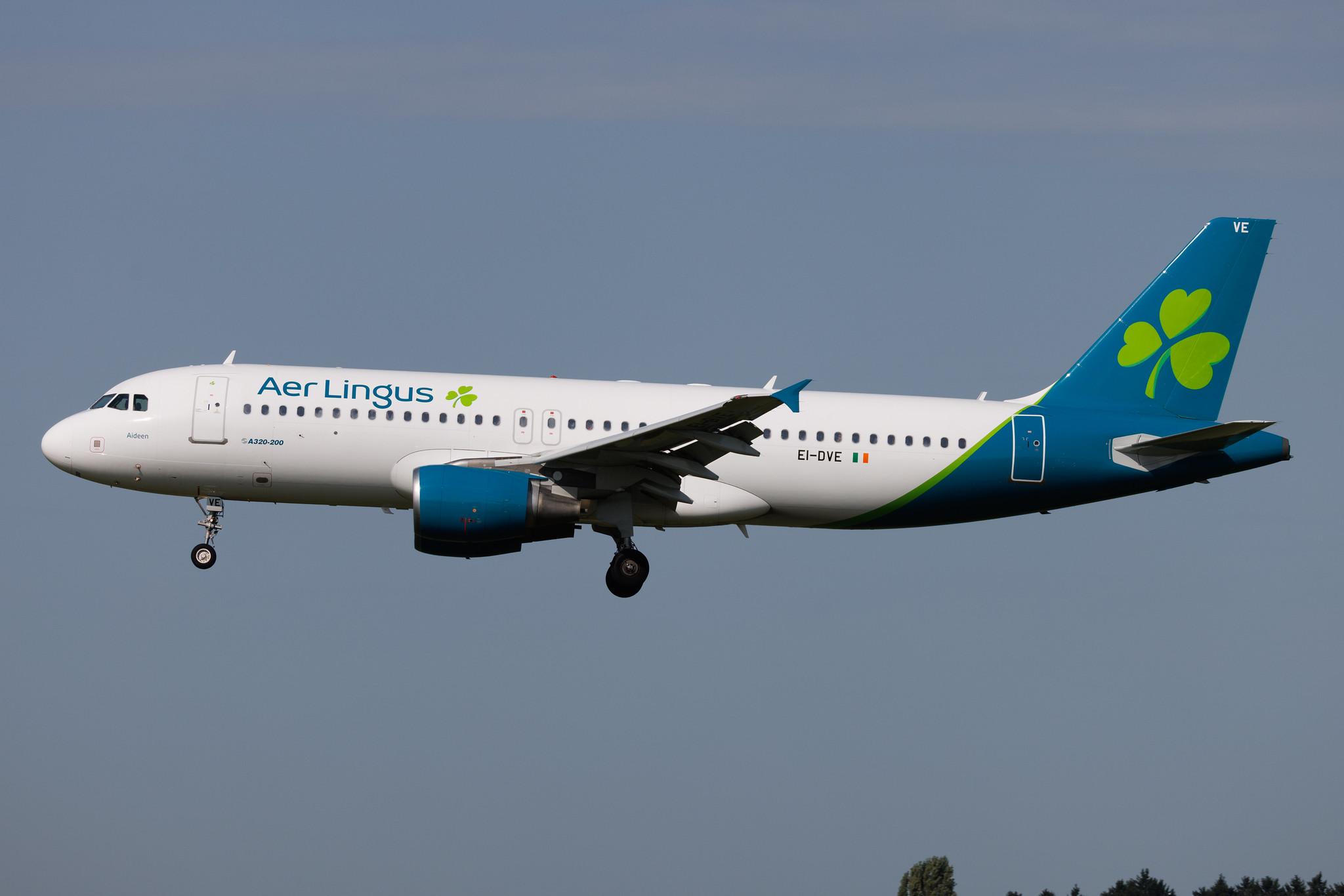 Hamburg Airport: Aer Lingus (EI / EIN) | Airbus A320-214 A320 | EI-DVE | MSN 3129