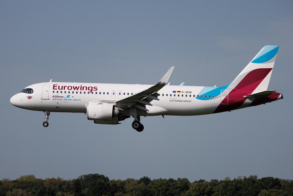 Hamburg Airport: Eurowings (EW / EWG) | Airbus A320-251N A20N | D-AENI | MSN 11753
