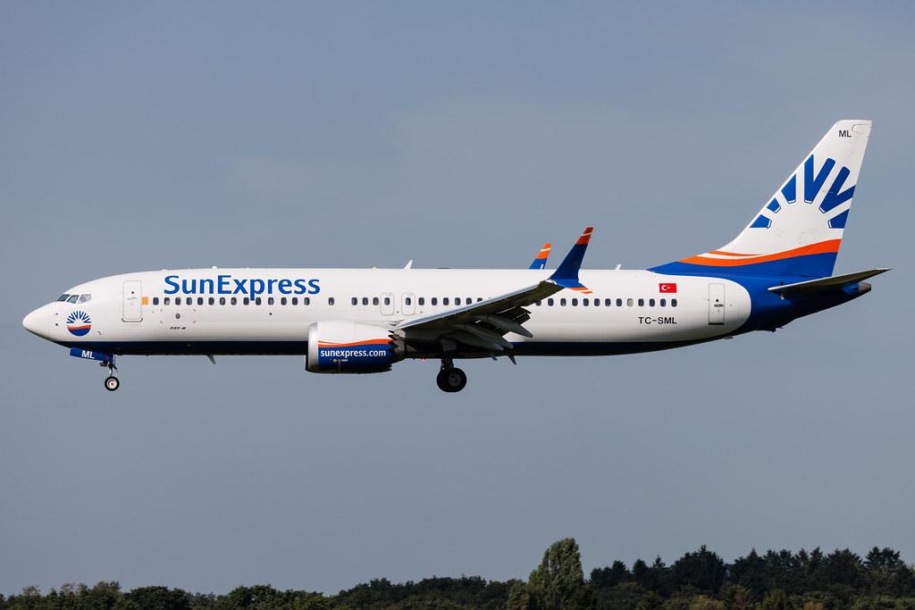 Hamburg Airport: SunExpress (XQ / SXS) | Boeing 737 MAX 8 B38M | TC-SML | MSN 61337