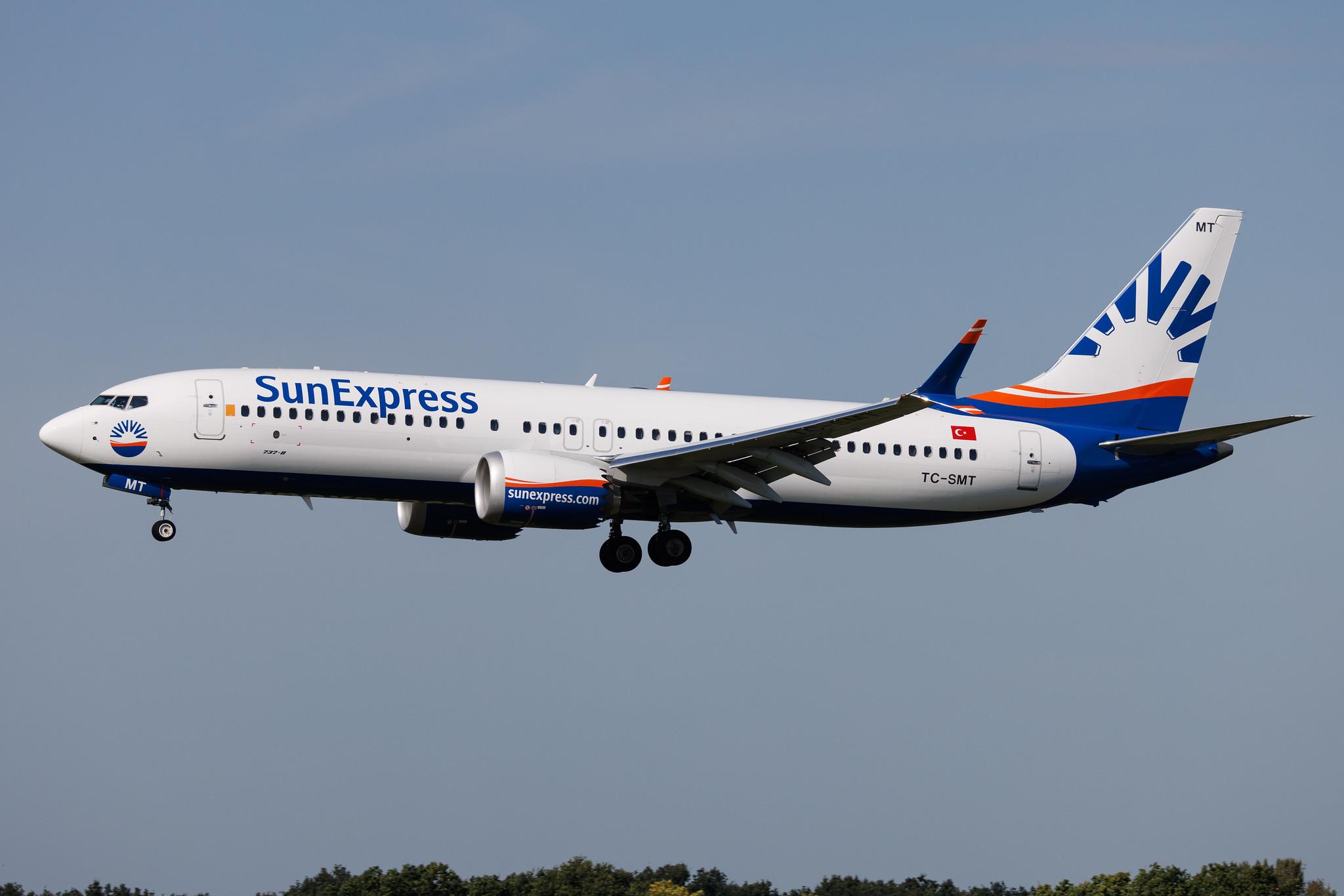 Hamburg Airport: SunExpress (XQ / SXS) | Boeing 737 MAX 8 B38M | TC-SMT | MSN 65331