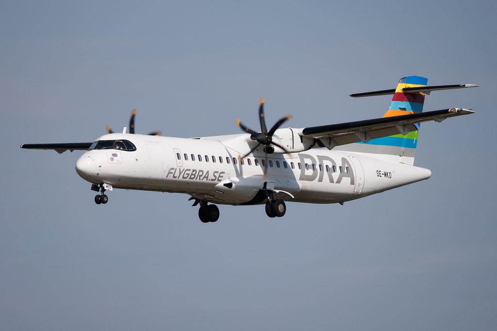 Hamburg Airport: BRA (TF / BRX) | ATR 72-600 AT76 | SE-MKO | MSN 1528