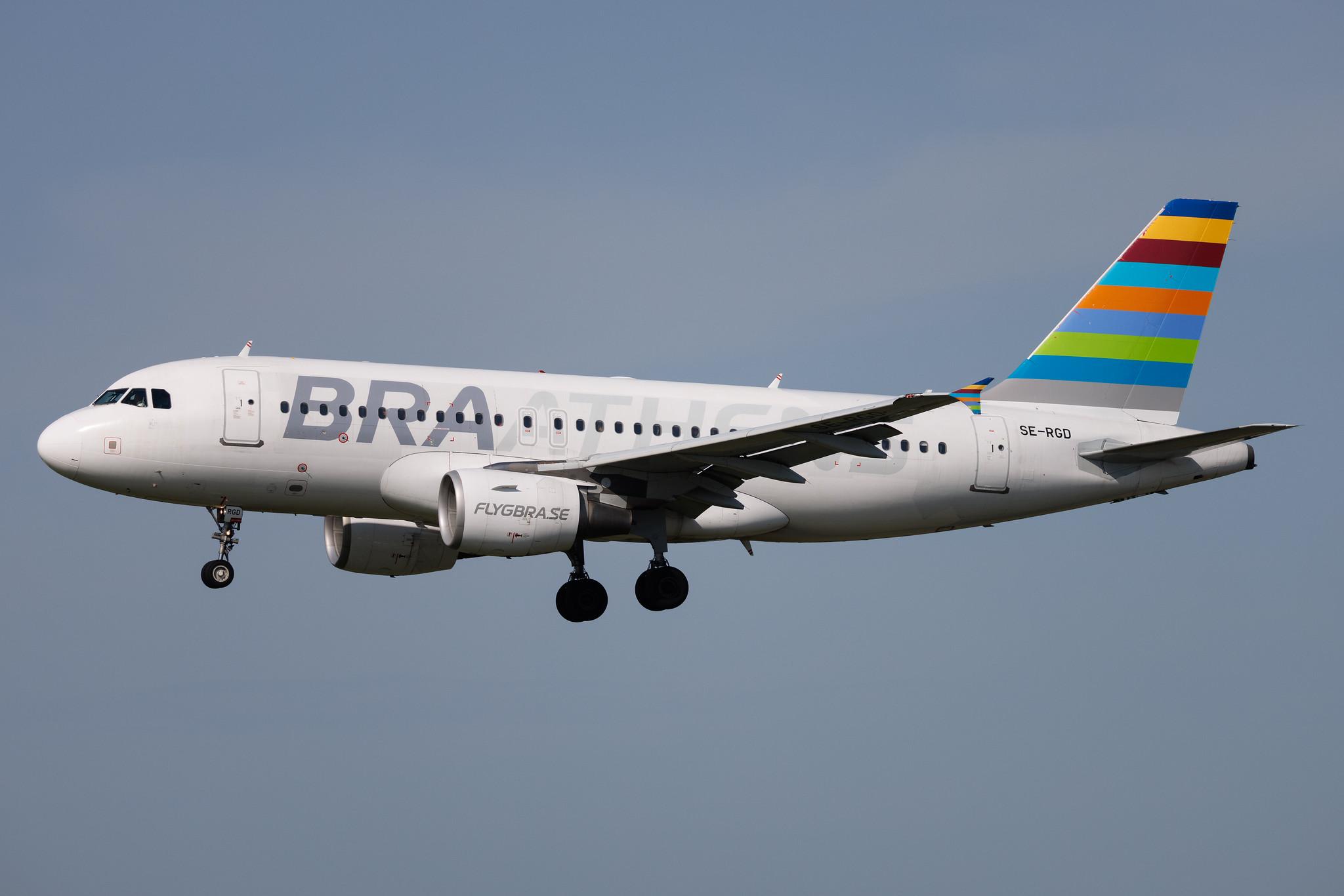 Hamburg Airport: BRA (TF / BRX) | Airbus A319-112 A319 | SE-RGD | MSN 03346