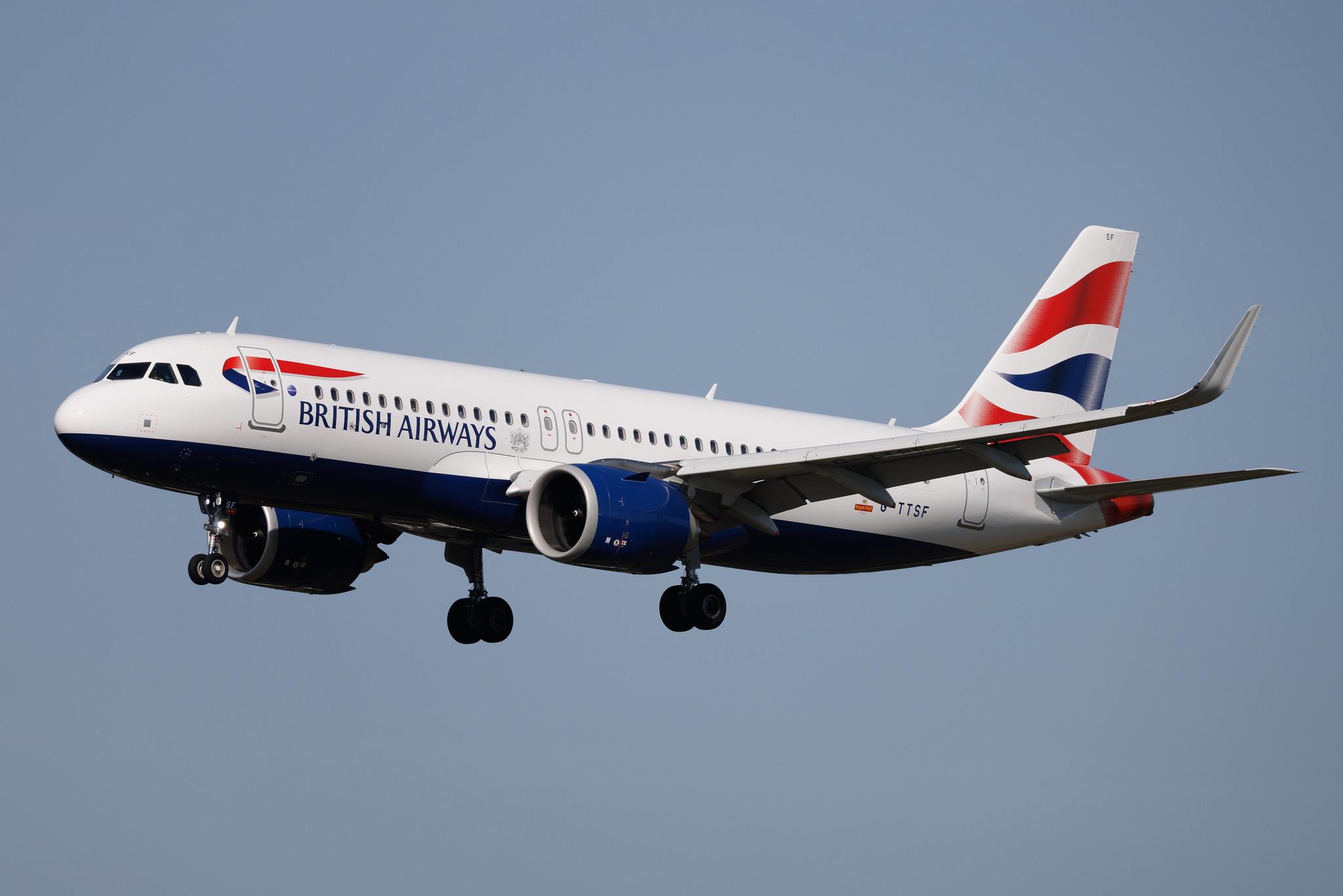 Hamburg Airport: British Airways (BA / BAW) | Airbus A320-251N A20N | G-TTSF | MSN 12535