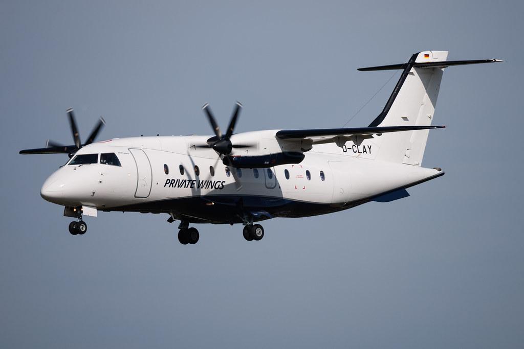 Hamburg Airport: Private Wings (JW / PWF) | Dornier 328-110 D328 | D-CLAY | MSN 3117