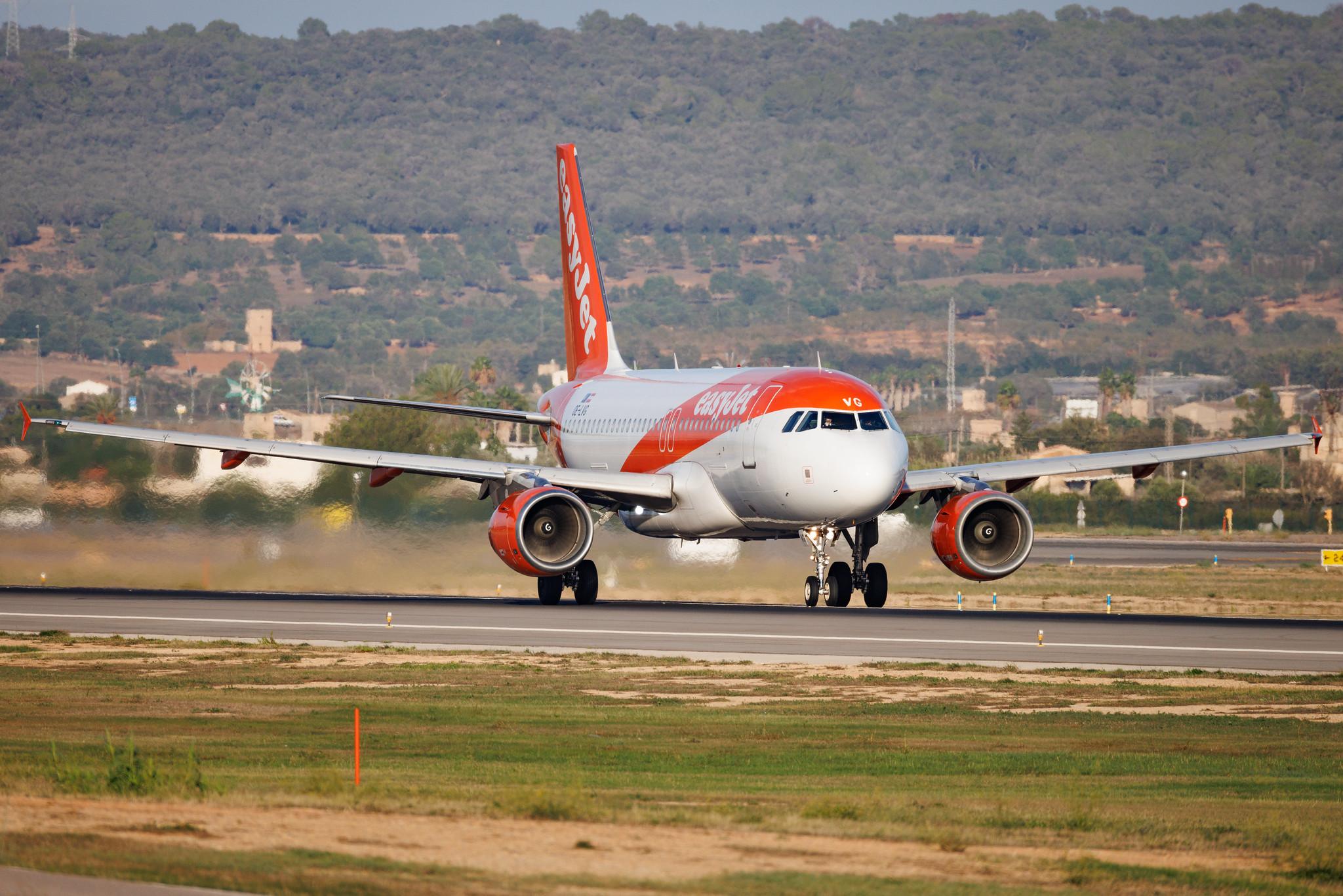 Palma de Mallorca Airport: easyJet (U2 / EZY) | Operator: easyJet Europe | Airbus A319-111 A319 | OE-LVG | MSN 02744