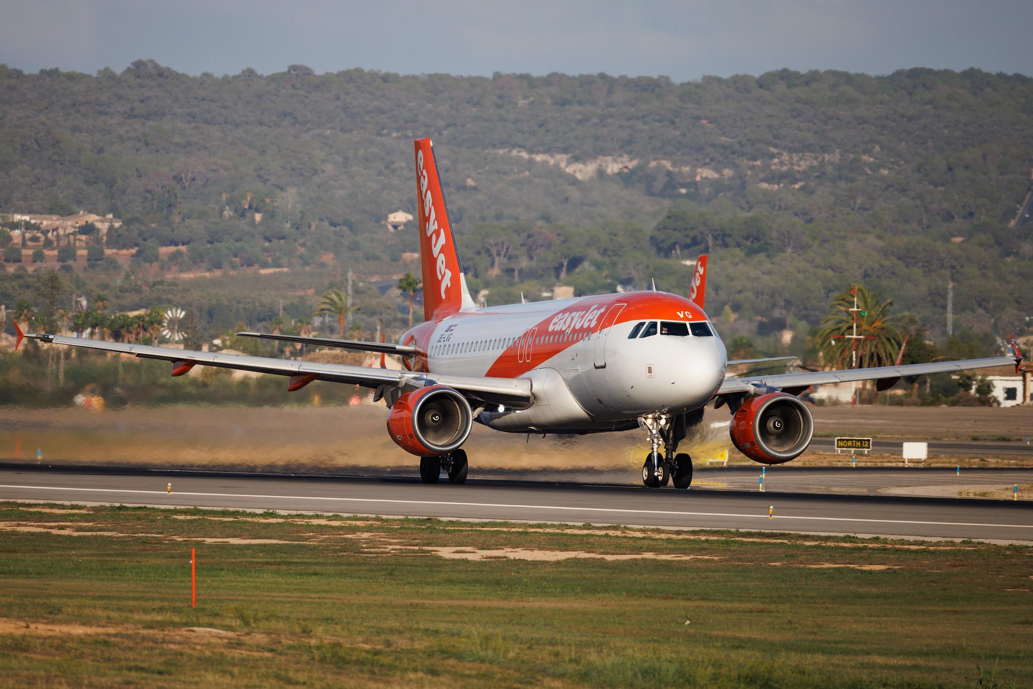 Palma de Mallorca Airport: easyJet (U2 / EZY) | Operator: easyJet Europe | Airbus A319-111 A319 | OE-LVG | MSN 02744