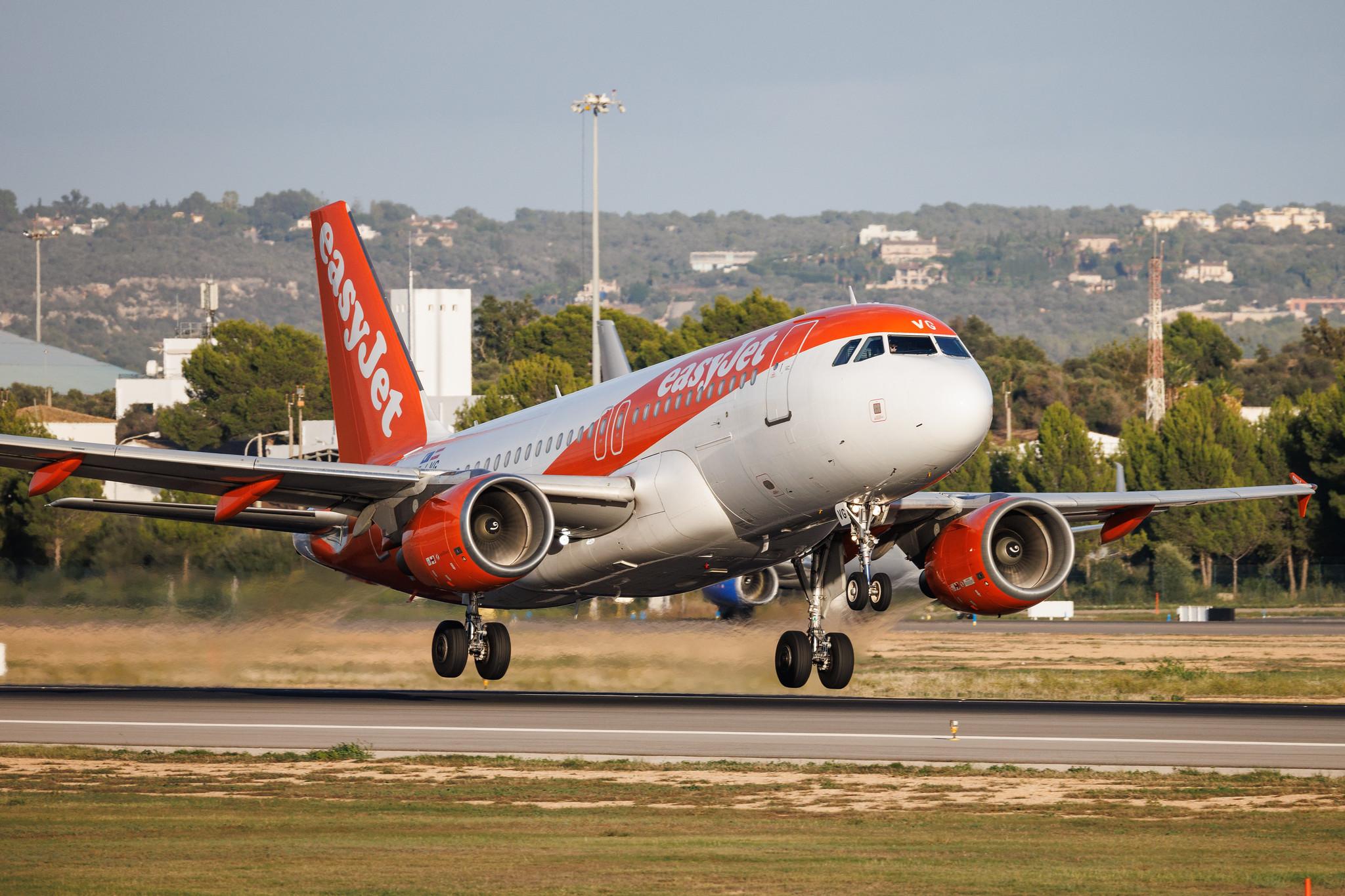 Palma de Mallorca Airport: easyJet (U2 / EZY) | Operator: easyJet Europe | Airbus A319-111 A319 | OE-LVG | MSN 02744