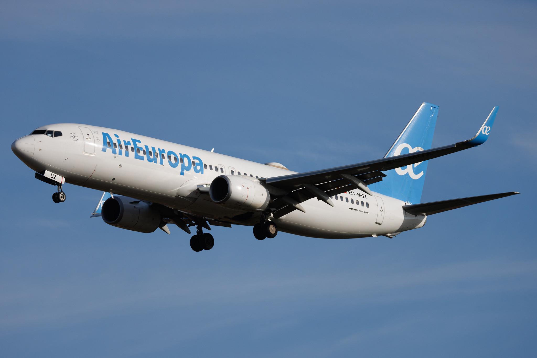 Palma de Mallorca Airport: Air Europa (UX / AEA) | Boeing 737-85P B738 | EC-MUZ | MSN 60589