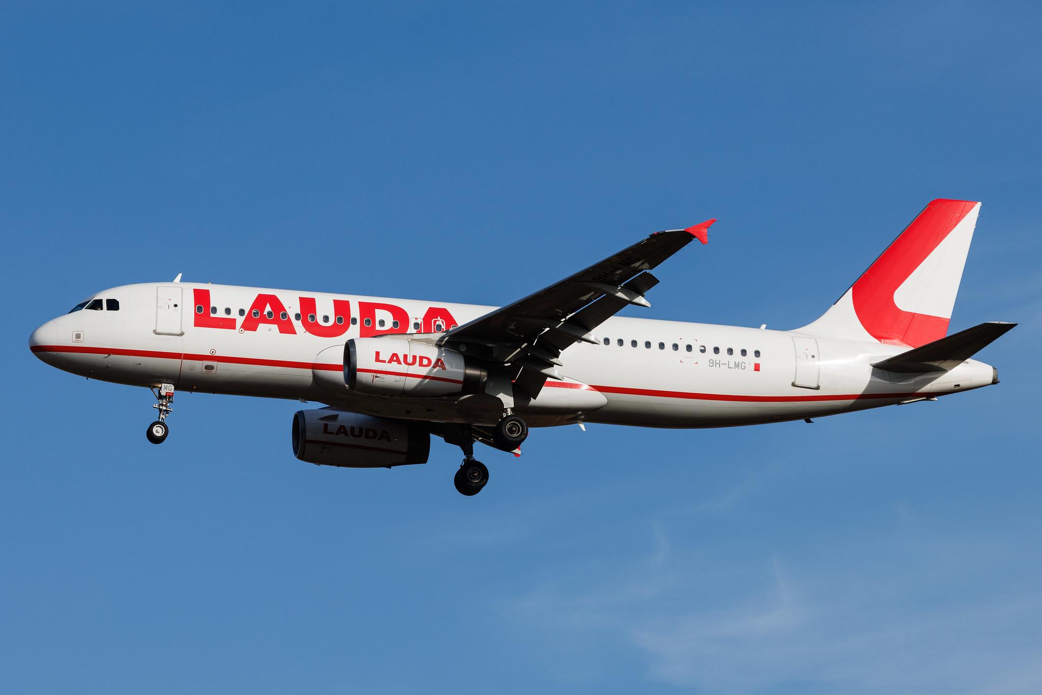 Palma de Mallorca Airport: Lauda Europe (LW / LDA) | Airbus A320-232 A320 | 9H-LMG | MSN 04603
