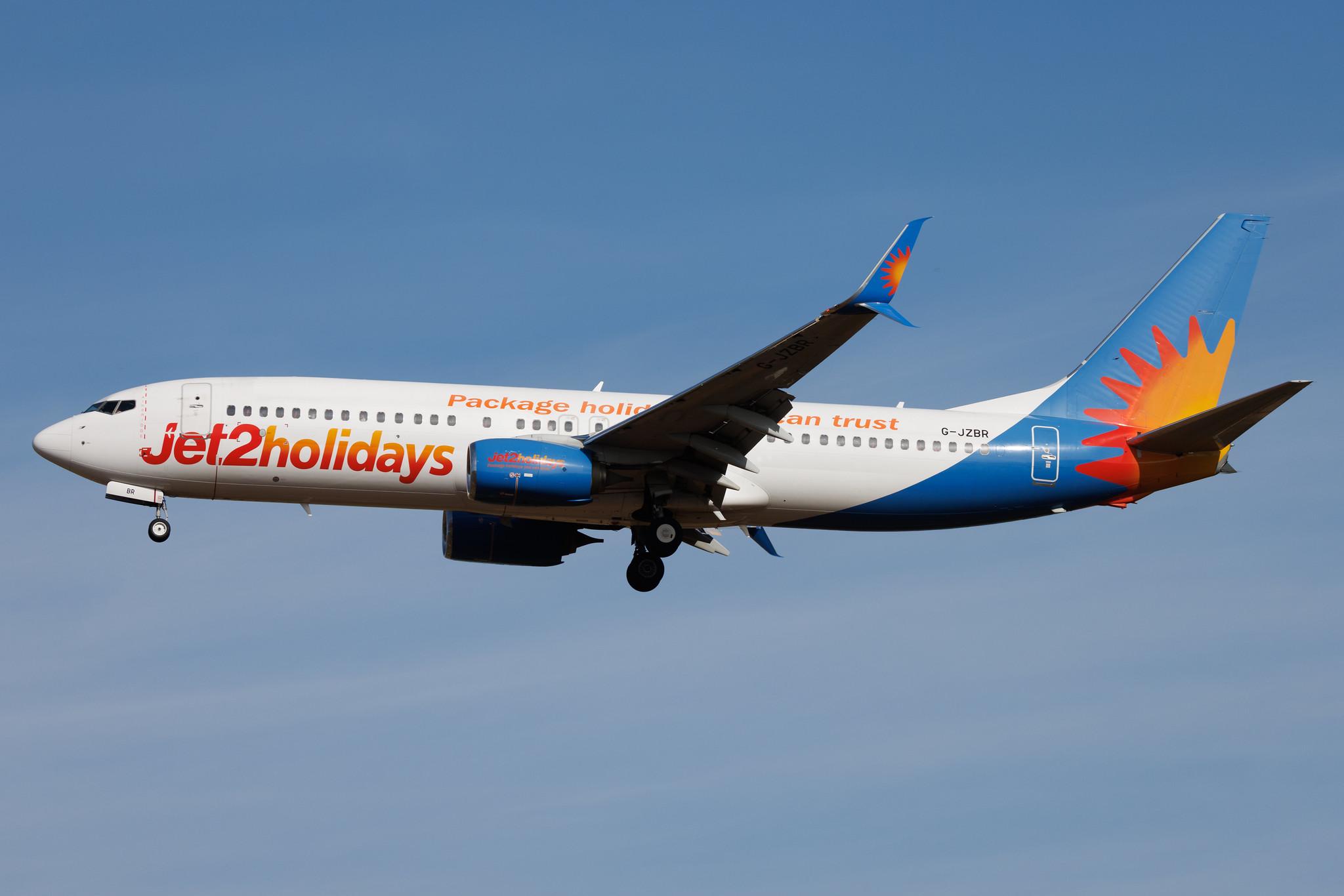 Palma de Mallorca Airport: Jet2 (LS / EXS) |  Boeing 737-8MG B738 | G-JZBR | MSN 64441