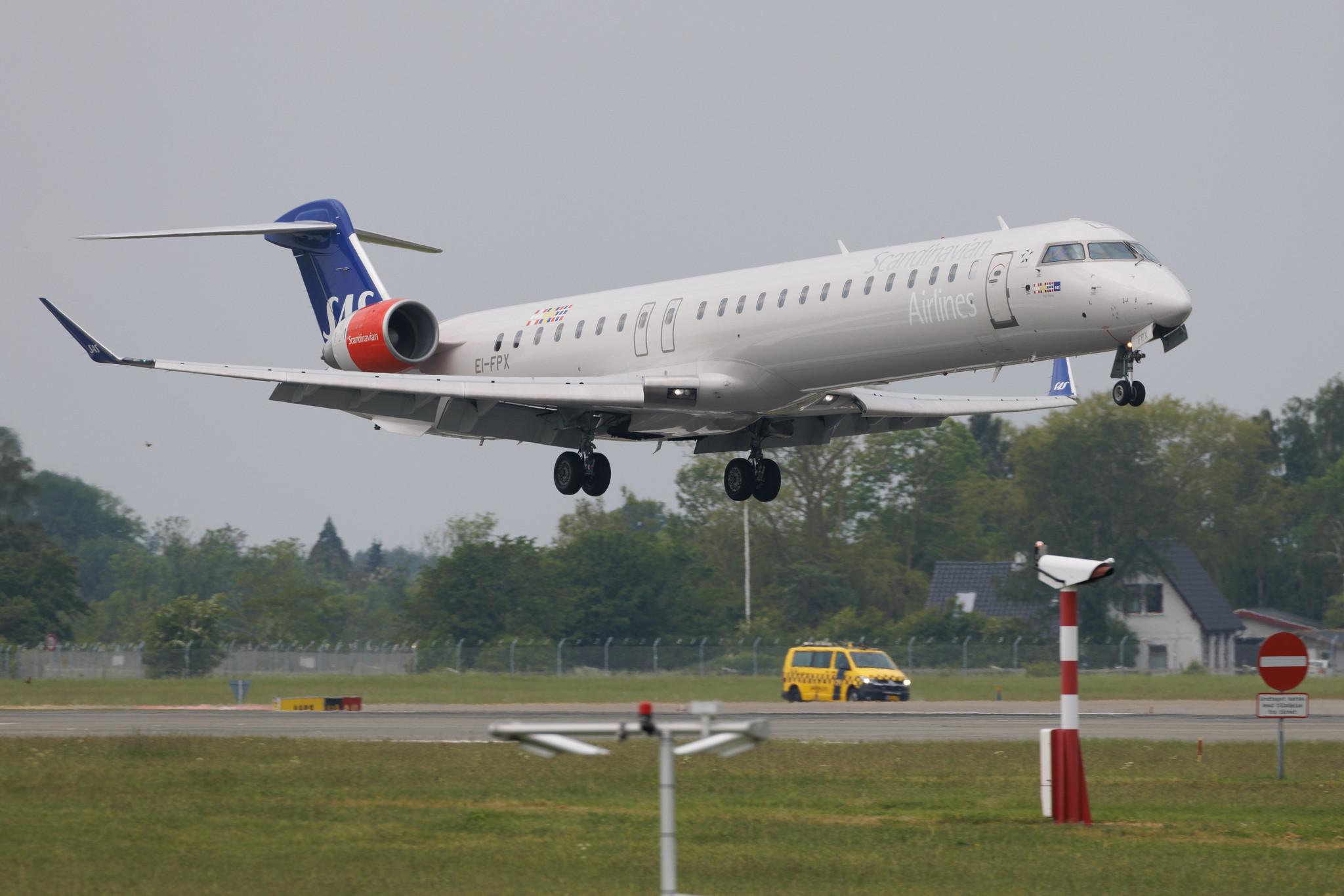 Copenhagen Airport: SAS (SK / SAS) | Operator: Cityjet | Mitsubishi CRJ-900LR CRJ9 | EI-FPX | MSN 15444
