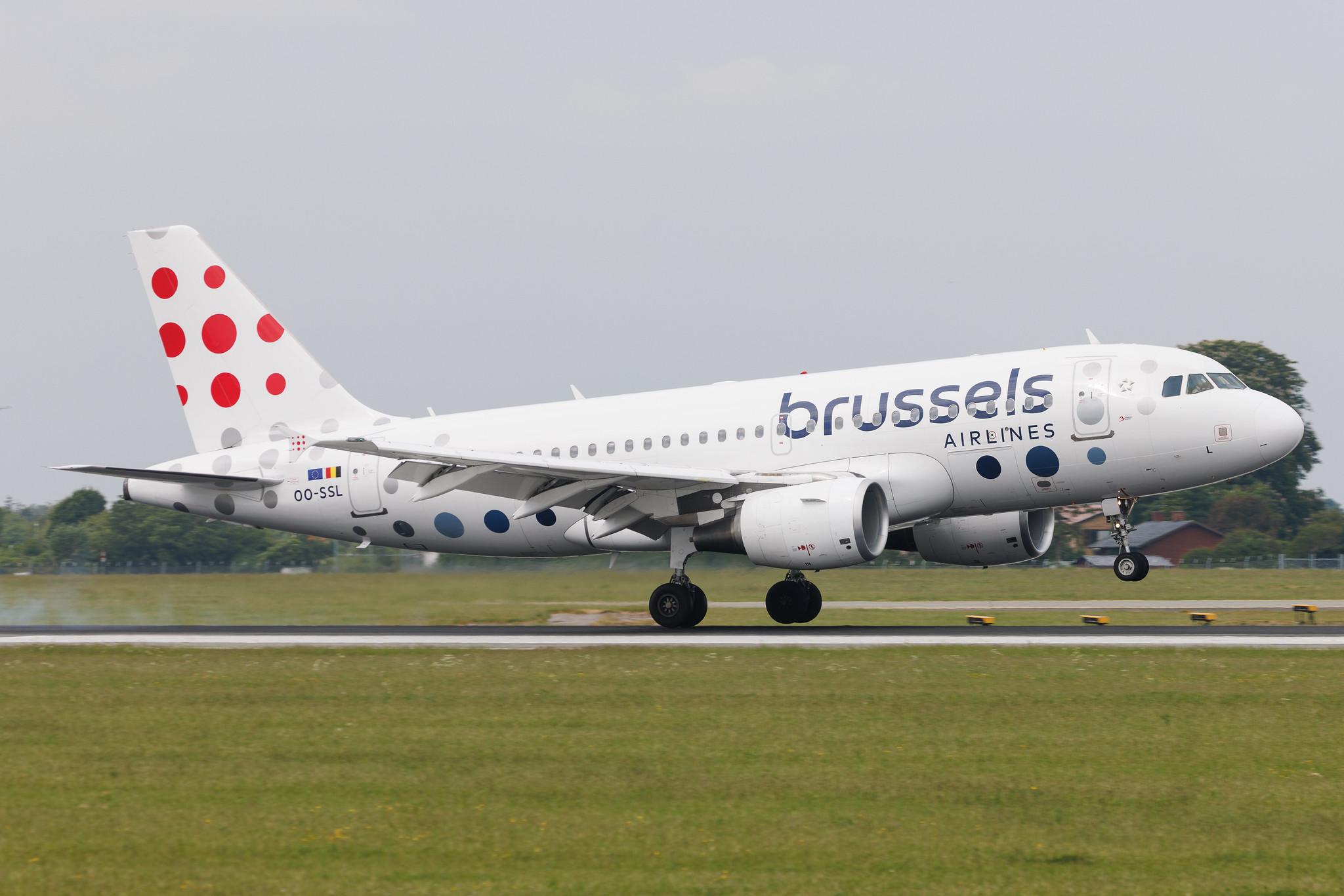 Copenhagen Airport: Brussels Airlines (SN / BEL) | Airbus A319-111 A319 | OO-SSL | MSN 1803