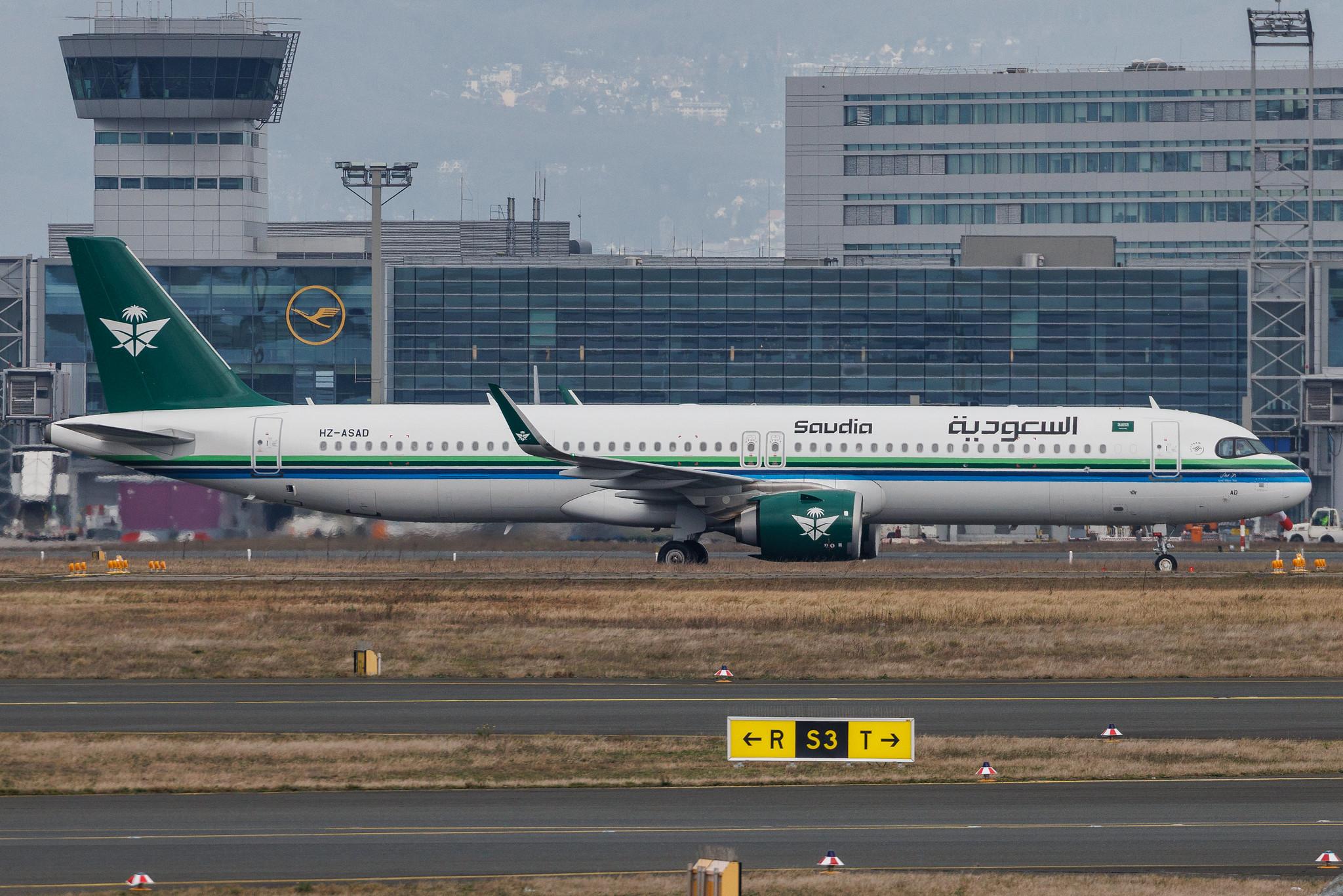 Frankfurt Airport: Saudia (SV / SVA) | Airbus A321-251NX A21N | HZ-ASAD | MSN 11609