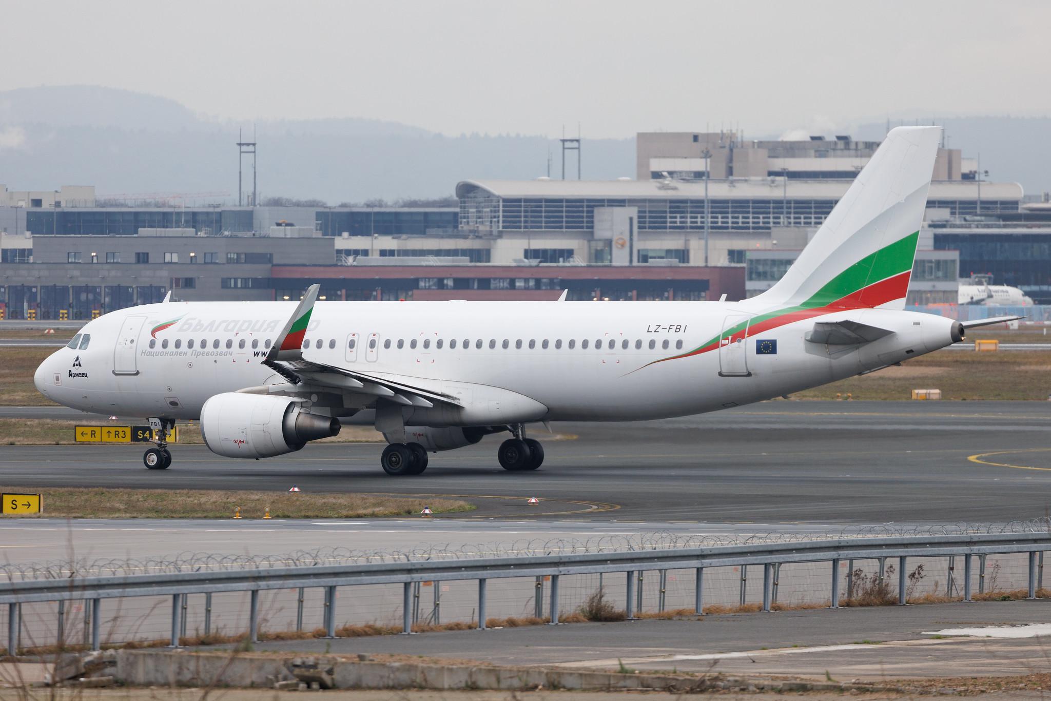 Frankfurt Airport: Bulgaria Air (FB / LZB) | Airbus A320-214 A320 | LZ-FBI | MSN 7264