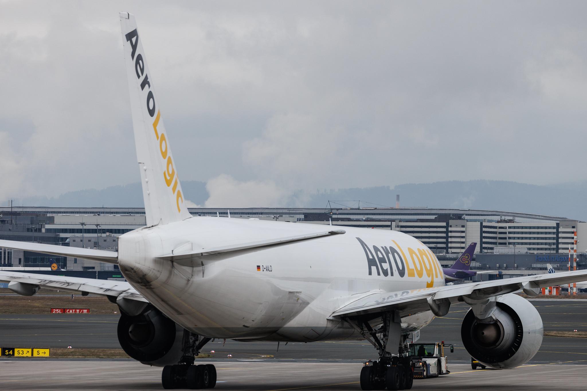 Frankfurt Airport: AeroLogic (3S / BOX) | Boeing 777-FZN B77L | D-AALD | MSN 36004