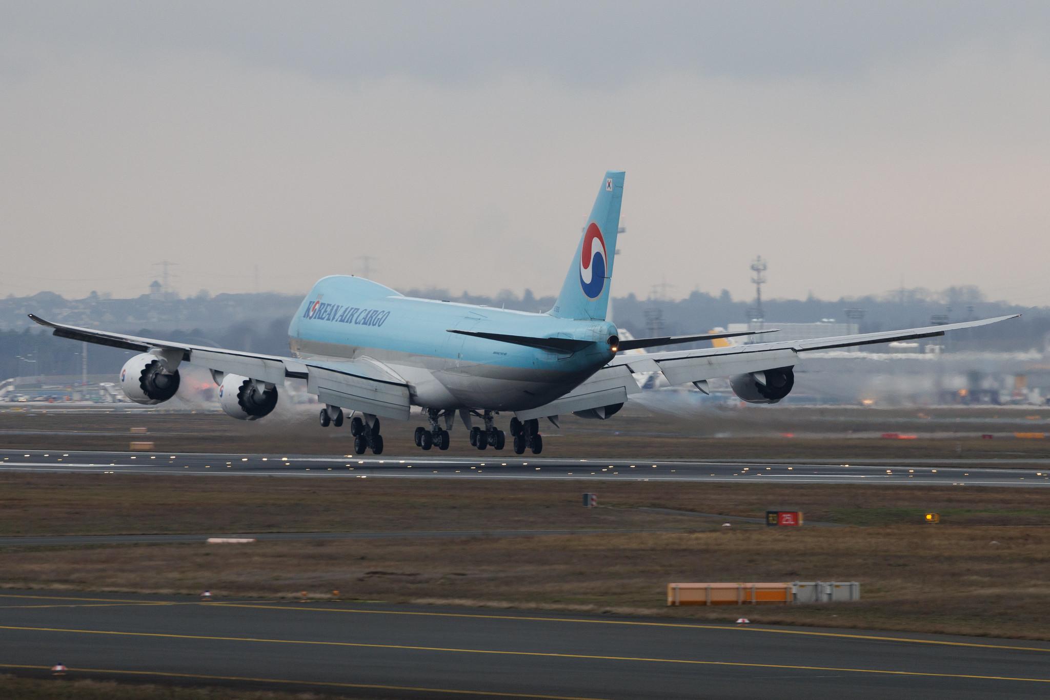 Frankfurt Airport: Korean Air Cargo (KE / KAL) | Operator: Korean Air | Boeing 747-8HT(F) B748 | HL7610 | MSN 37133