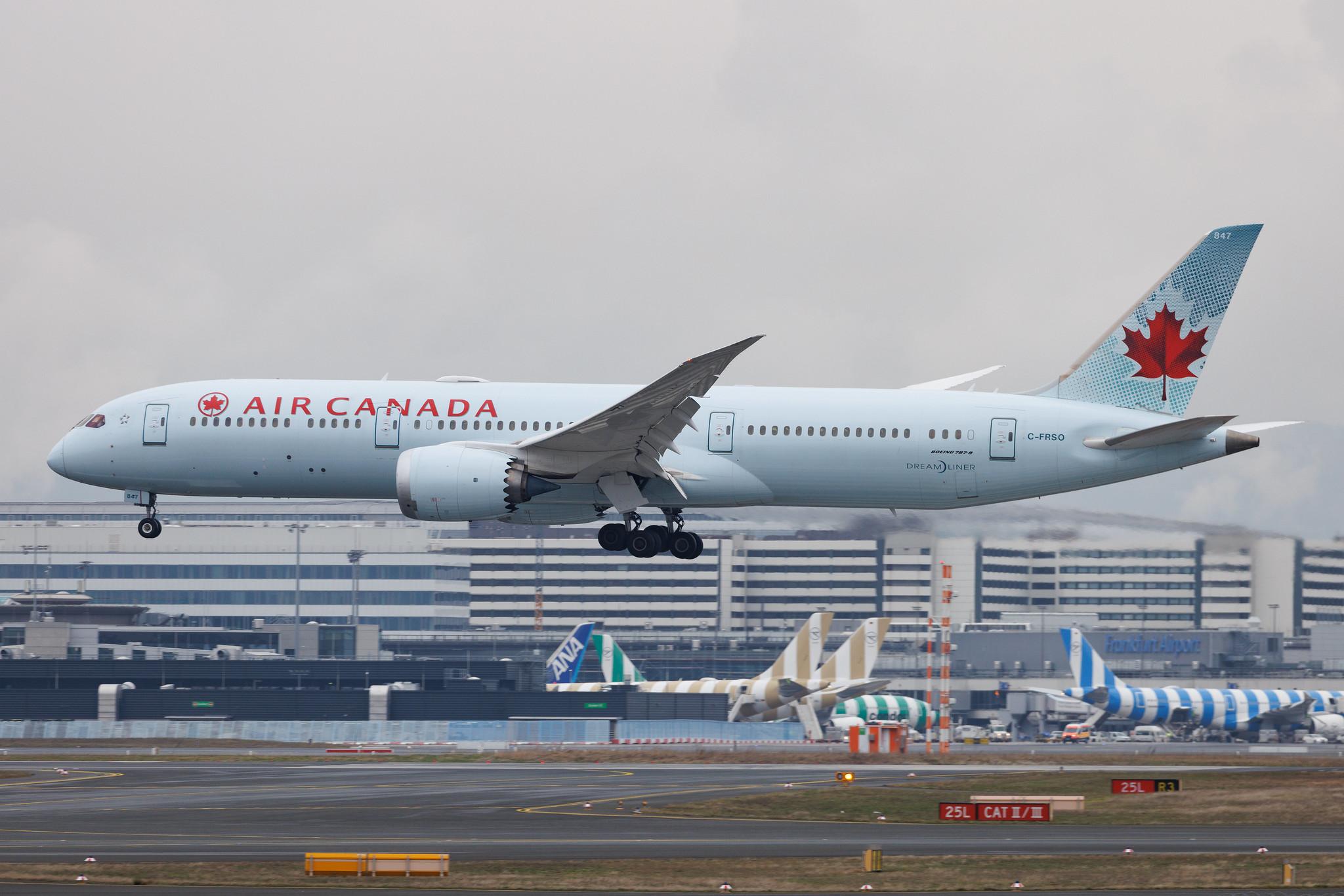 Frankfurt Airport: Air Canada (AC / ACA) | Boeing 787-9 Dreamliner B789 | C-FRSO | MSN 37177