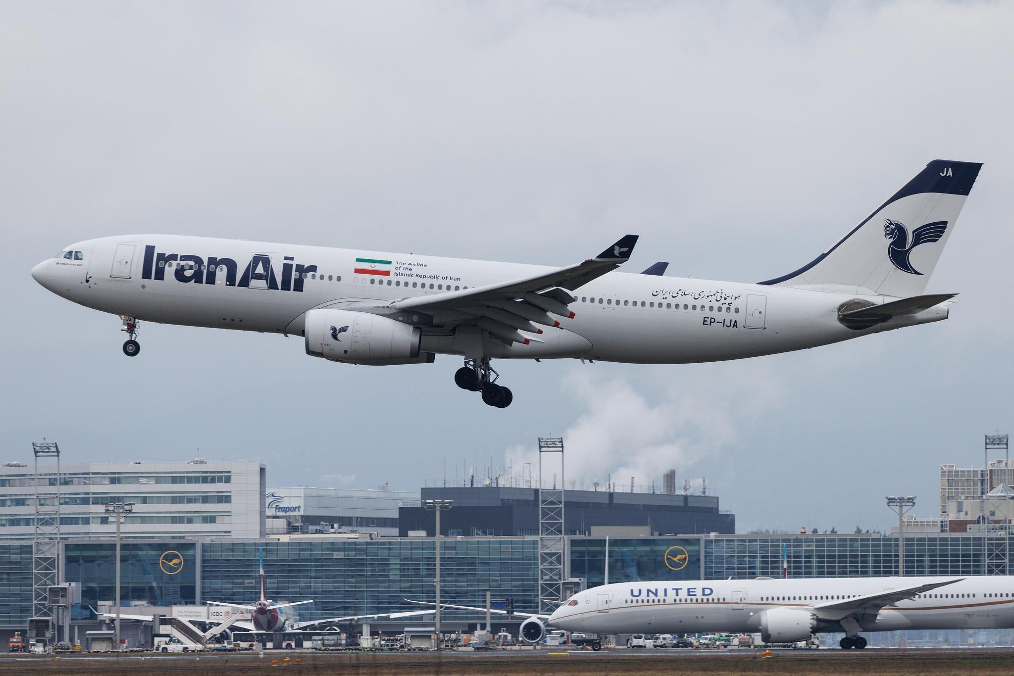 Frankfurt Airport: Iran Air (IR / IRA) | Airbus A330-243 A332 | EP-IJA | MSN 1540