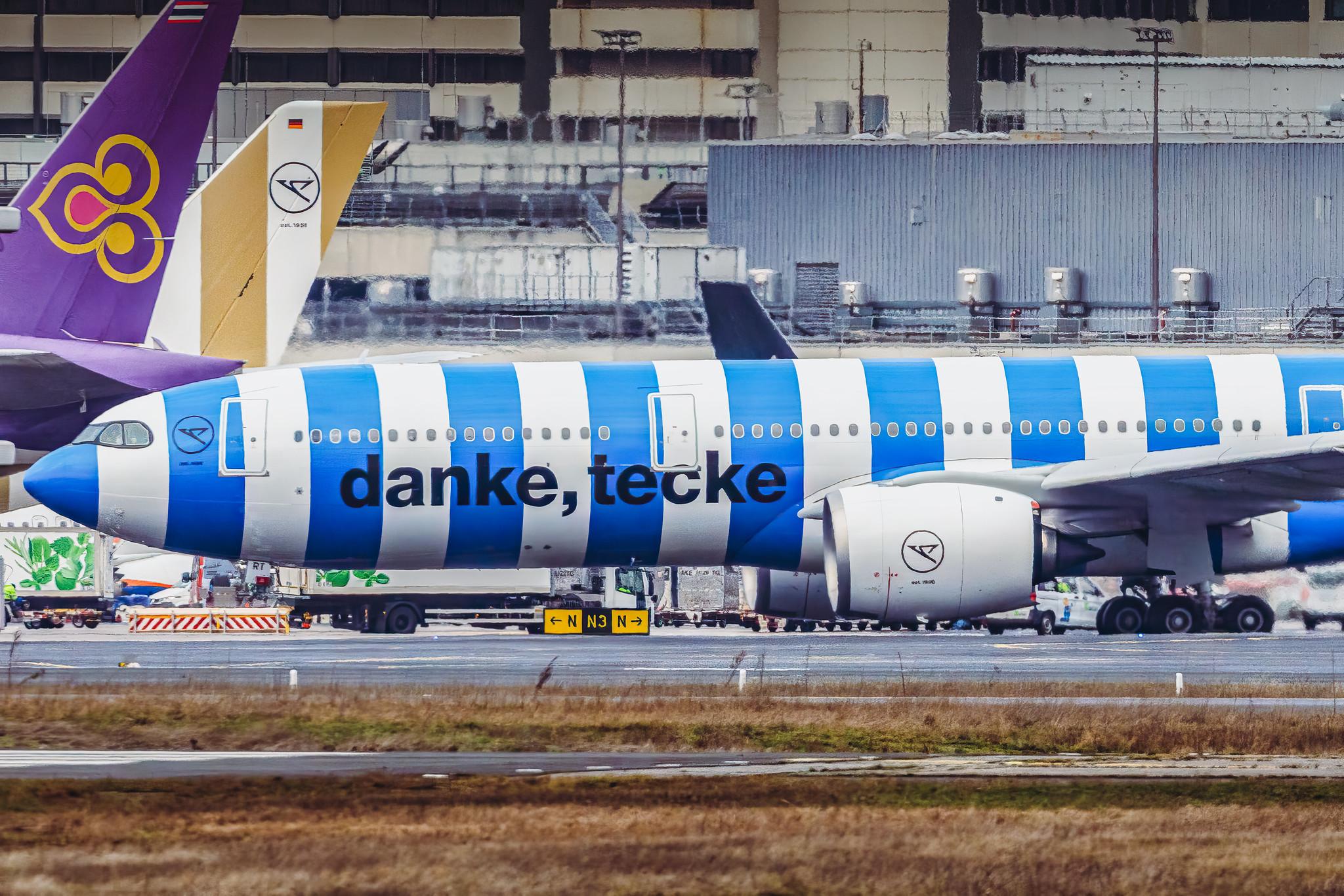 Frankfurt Airport: Condor (DE / CFG) | Livery: Danke, Tecke Livery | Airbus A330-941 A339 | D-ANRT | MSN 2056