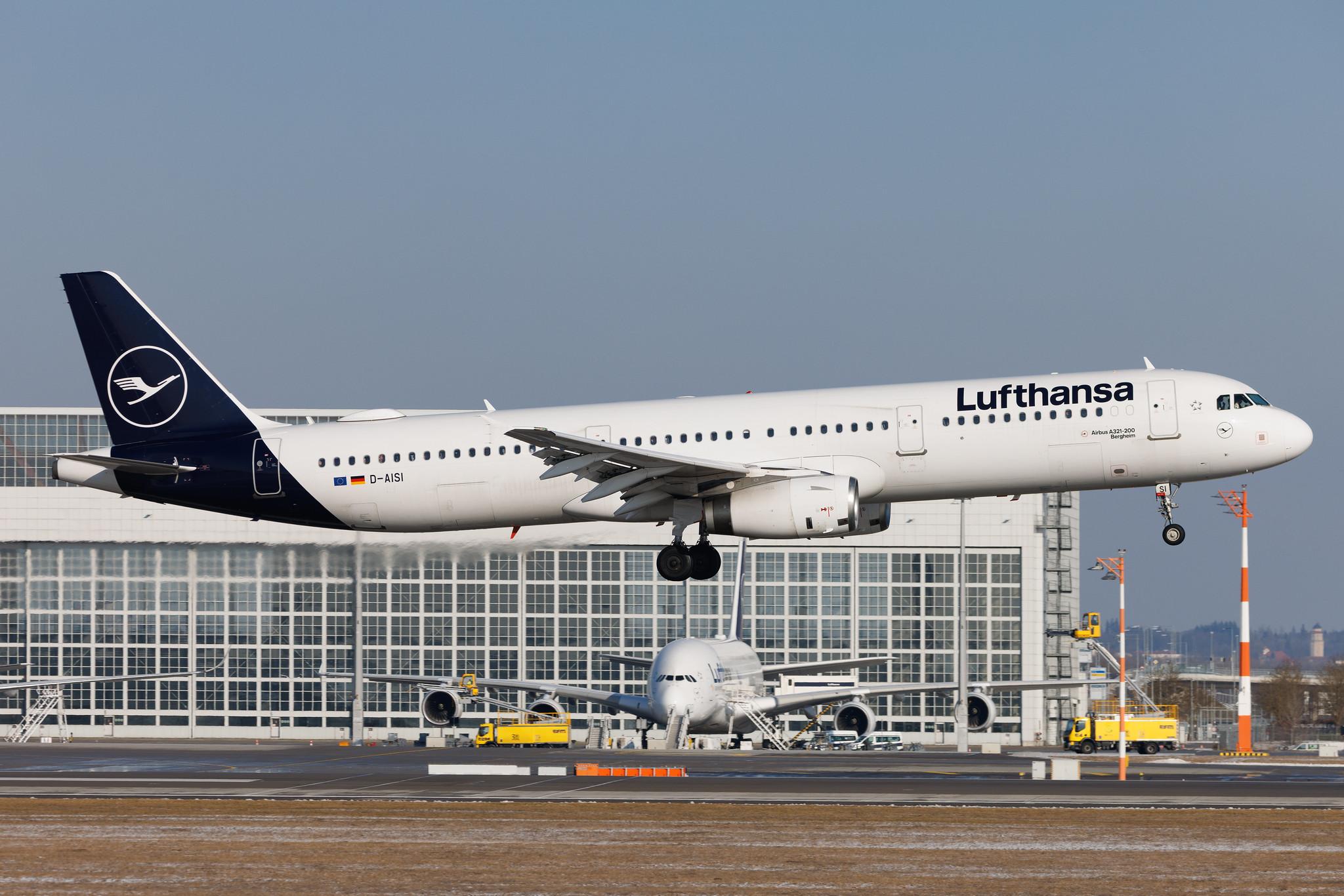 Munich Airport: Lufthansa (LH / DLH) | Airbus A321-231 A321 | D-AISI | MSN 3339